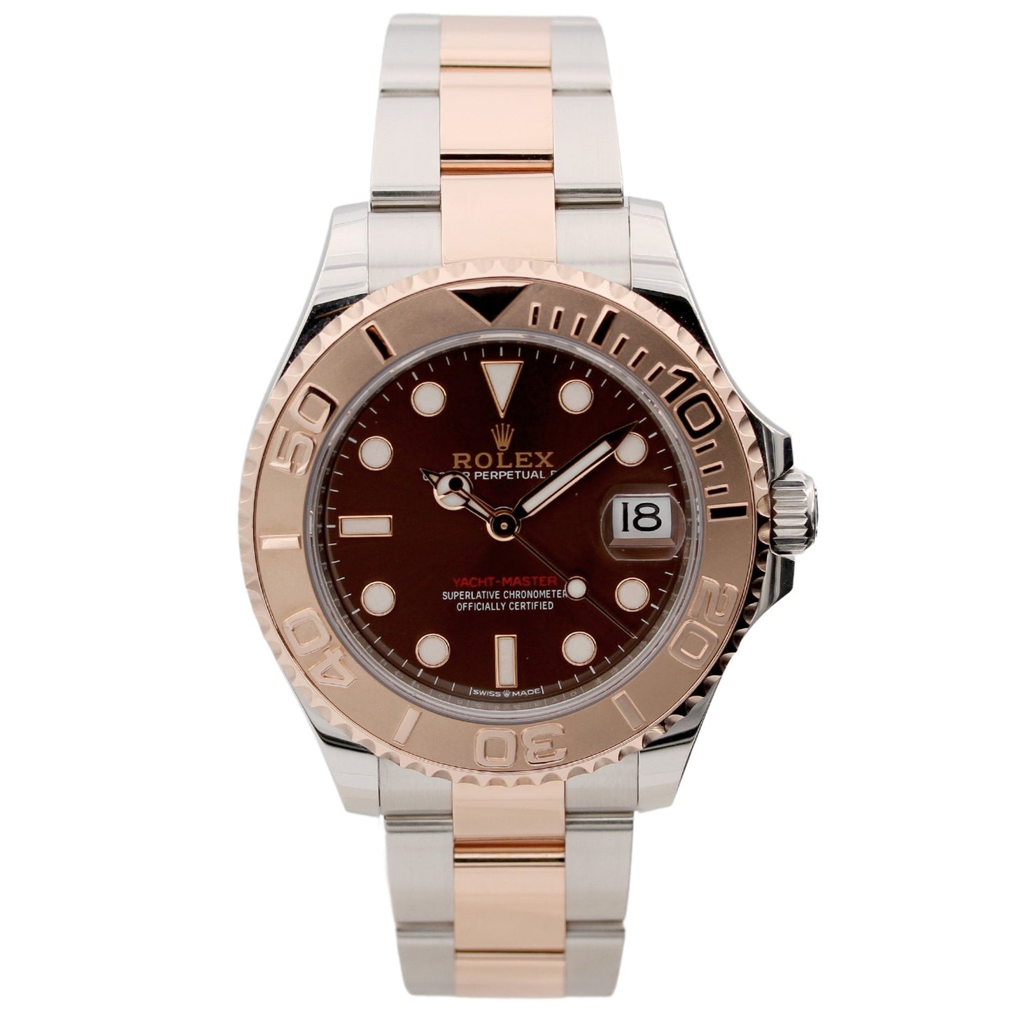 Rolex Yachtmaster 37, Oystersteel-Everose-Gold, 268621, 2023, B+P