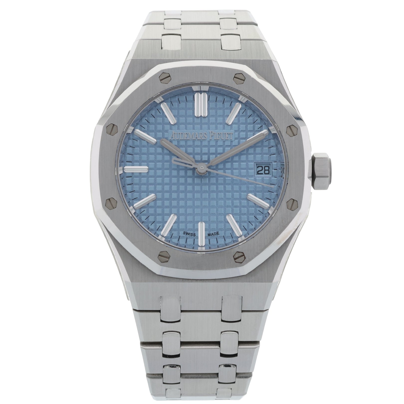 Audemars Piguet Royal Oak Selfwinding, Ice Blue Dial, 37mm, Ref. 15550ST.OO.1356ST.08, 2024, B+P