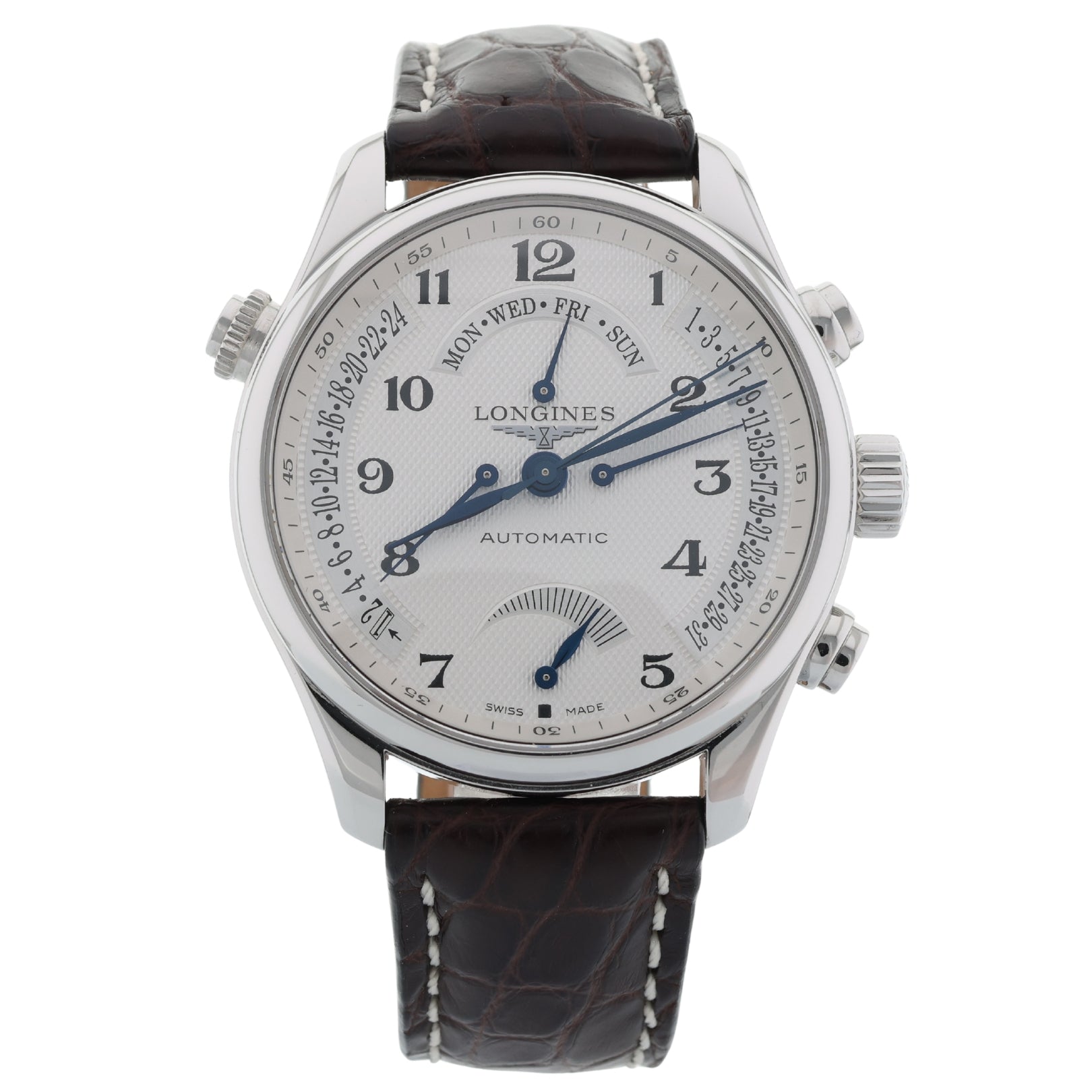 Longines Master Collection 44 Retrograde, Power Reserve, Ref. L2.716.4.78.3, 08-2011, B+P