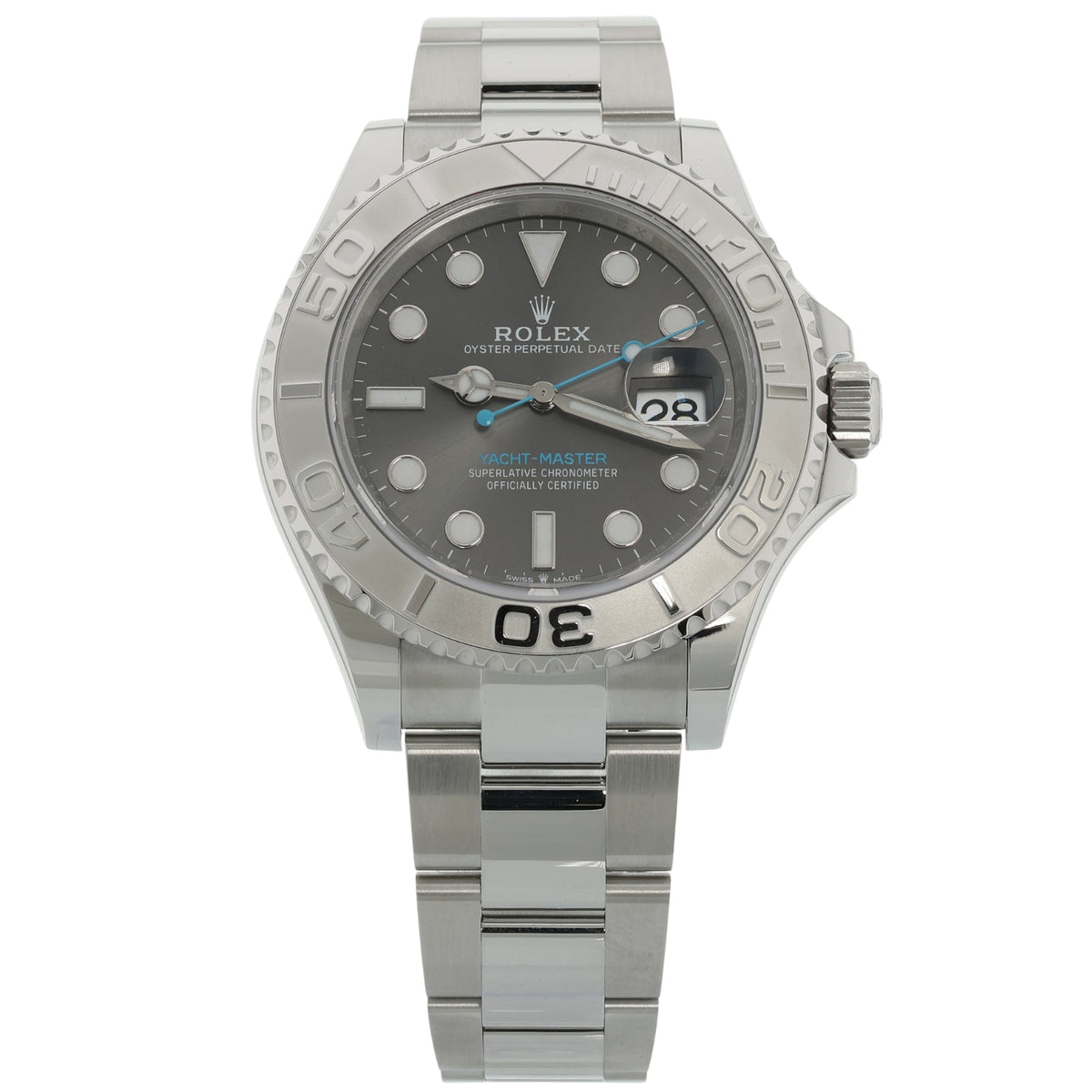 Rolex Yacht-Master 40, Rhodium Dial, Edelstahl/Platin, ungetragen, Ref. 126622, 2026, B+P