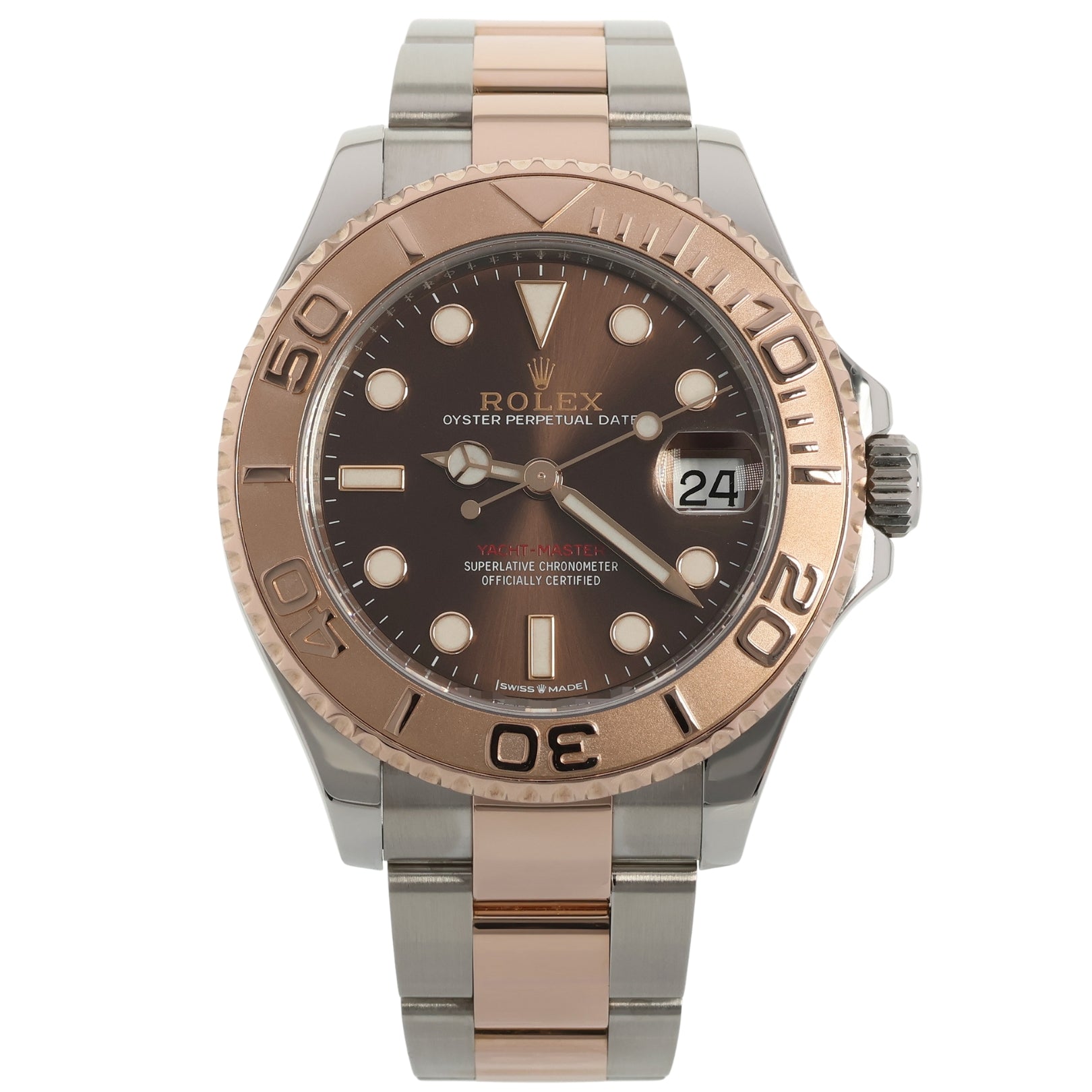 Rolex Yachtmaster 37, Edelstahl & Everose Gold, Ref. 268621, 11-2021, B+P