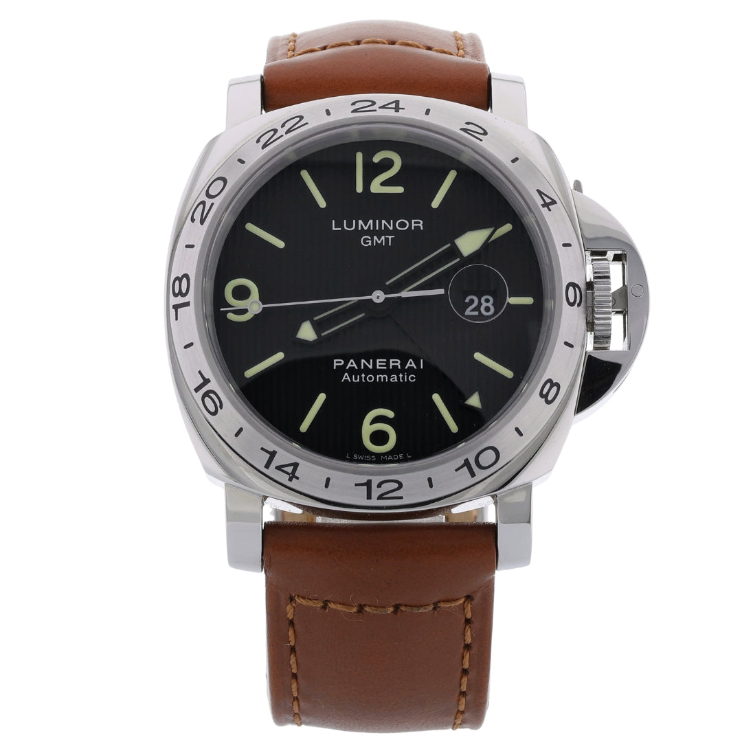 Panerai Luminor GMT Limited Edition, Edelstahl, Ref. PAM00029, 2011, B+P