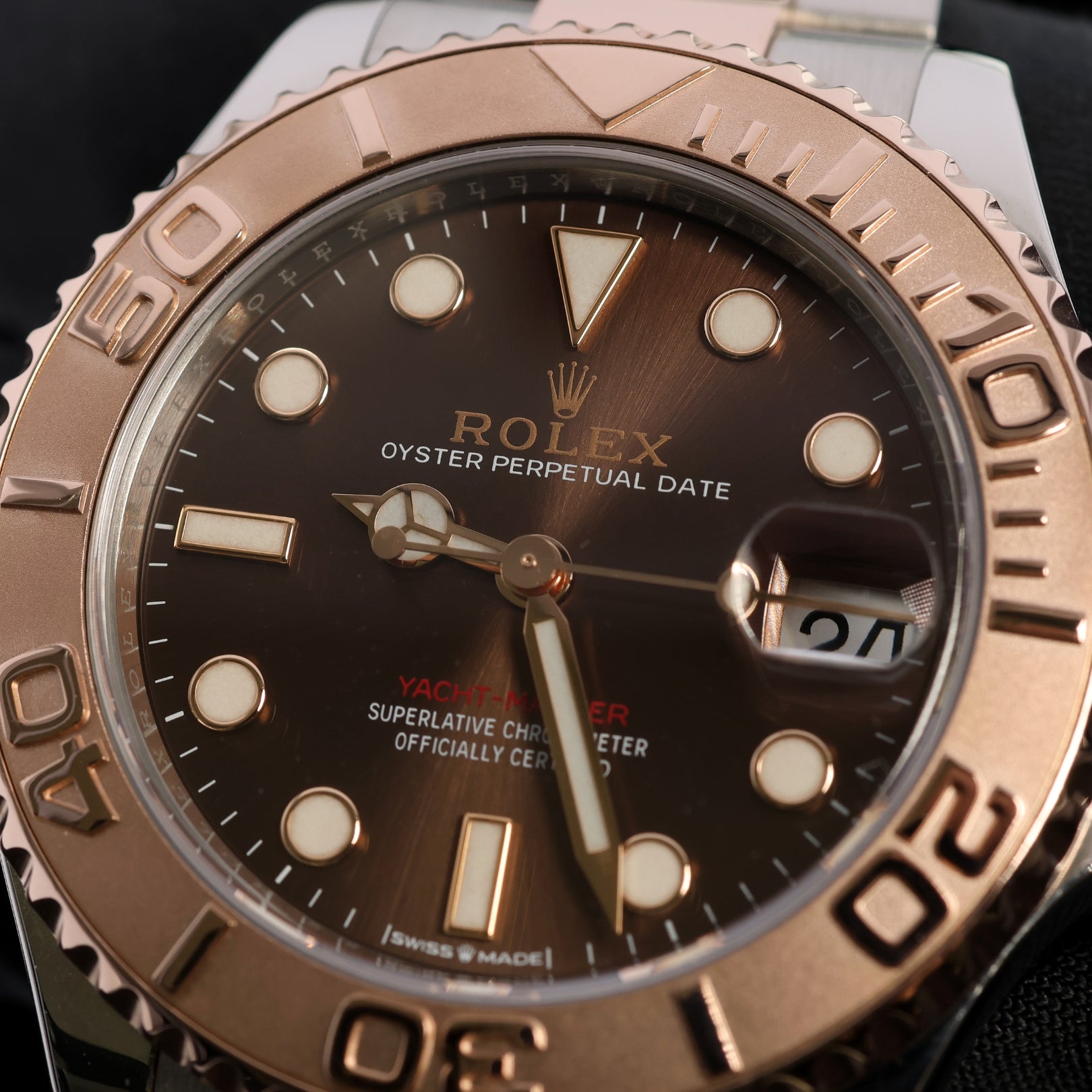 Rolex Yachtmaster 37, Edelstahl & Everose Gold, Ref. 268621, 11-2021, B+P