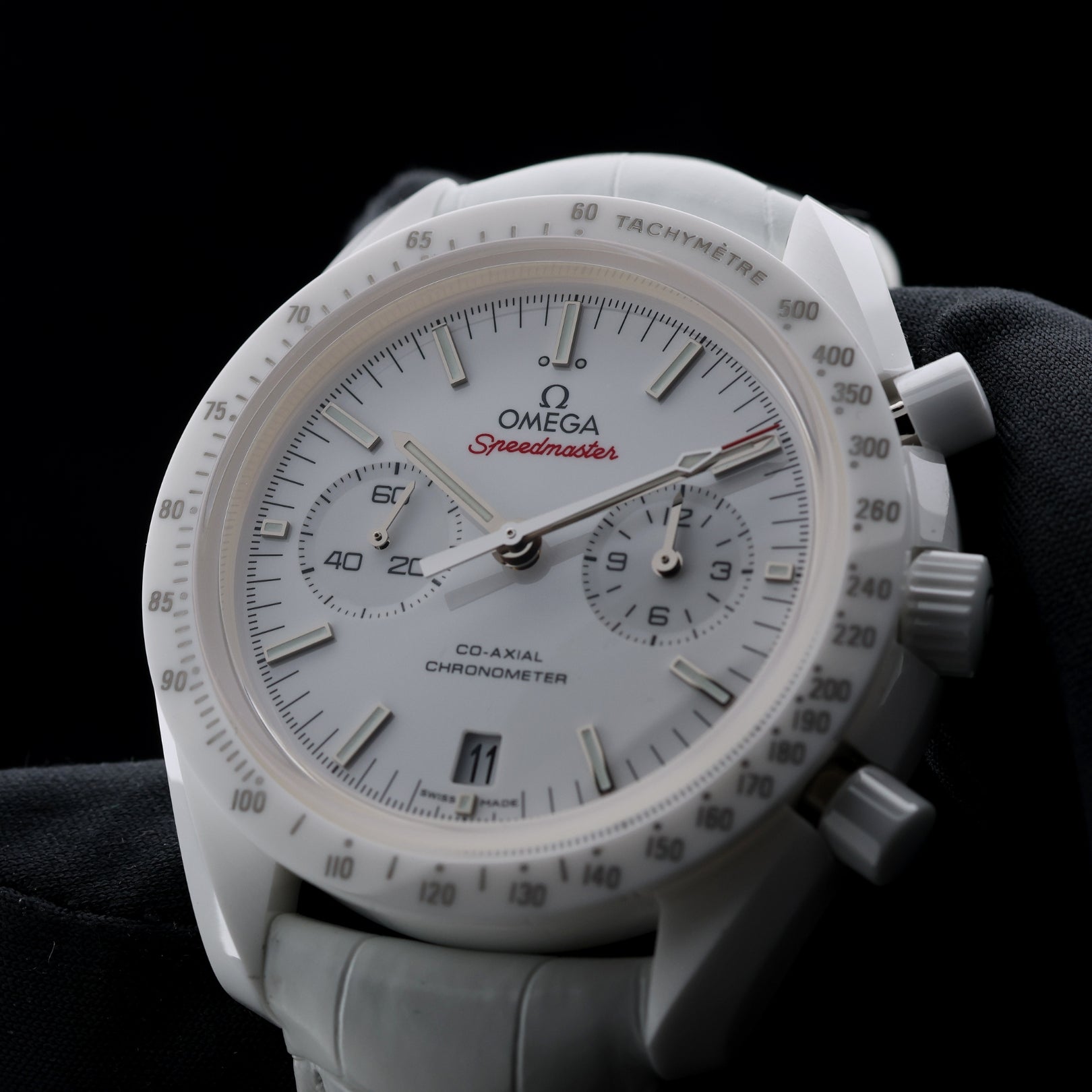 Omega Speedmaster White Side Of The Moon, White Ceramic , Ref. 311.93.44.51.04.002, 2024, B+P