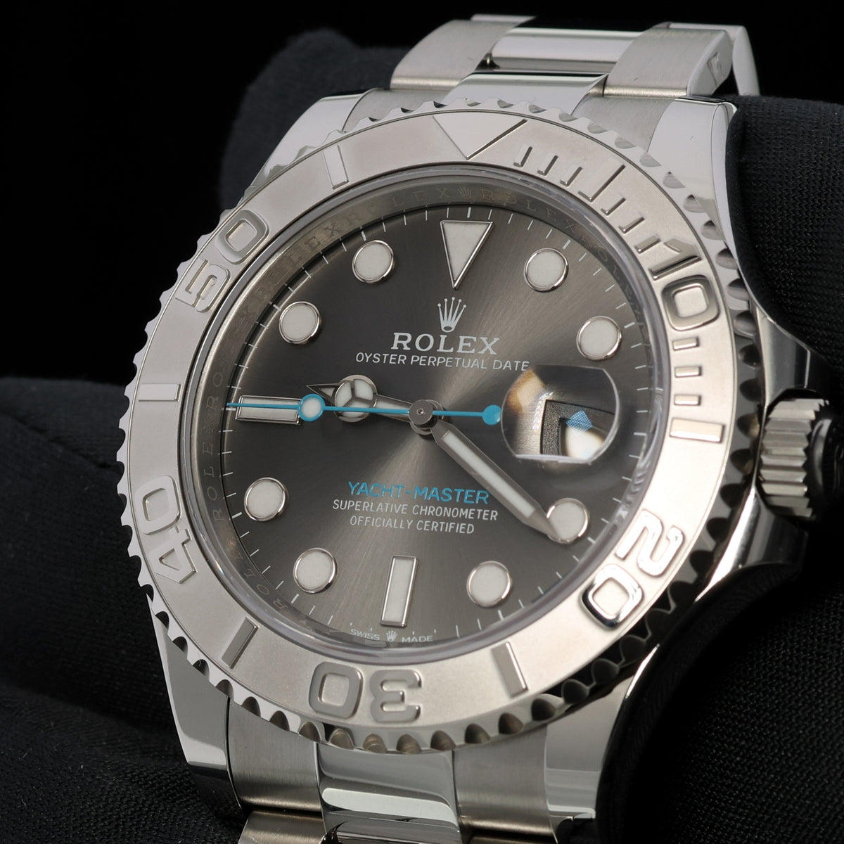 Rolex Yacht-Master 40, Rhodium Dial, Edelstahl/Platin, ungetragen, Ref. 126622, 2026, B+P