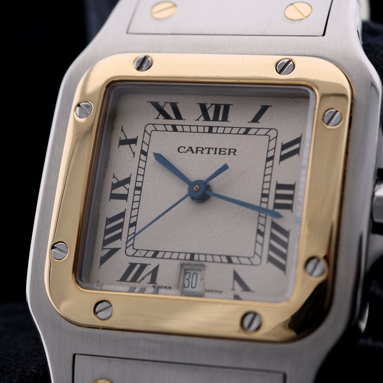 Cartier Santos Galbée, Quartz, 29x41mm, Ref. 187901, ohne B+P