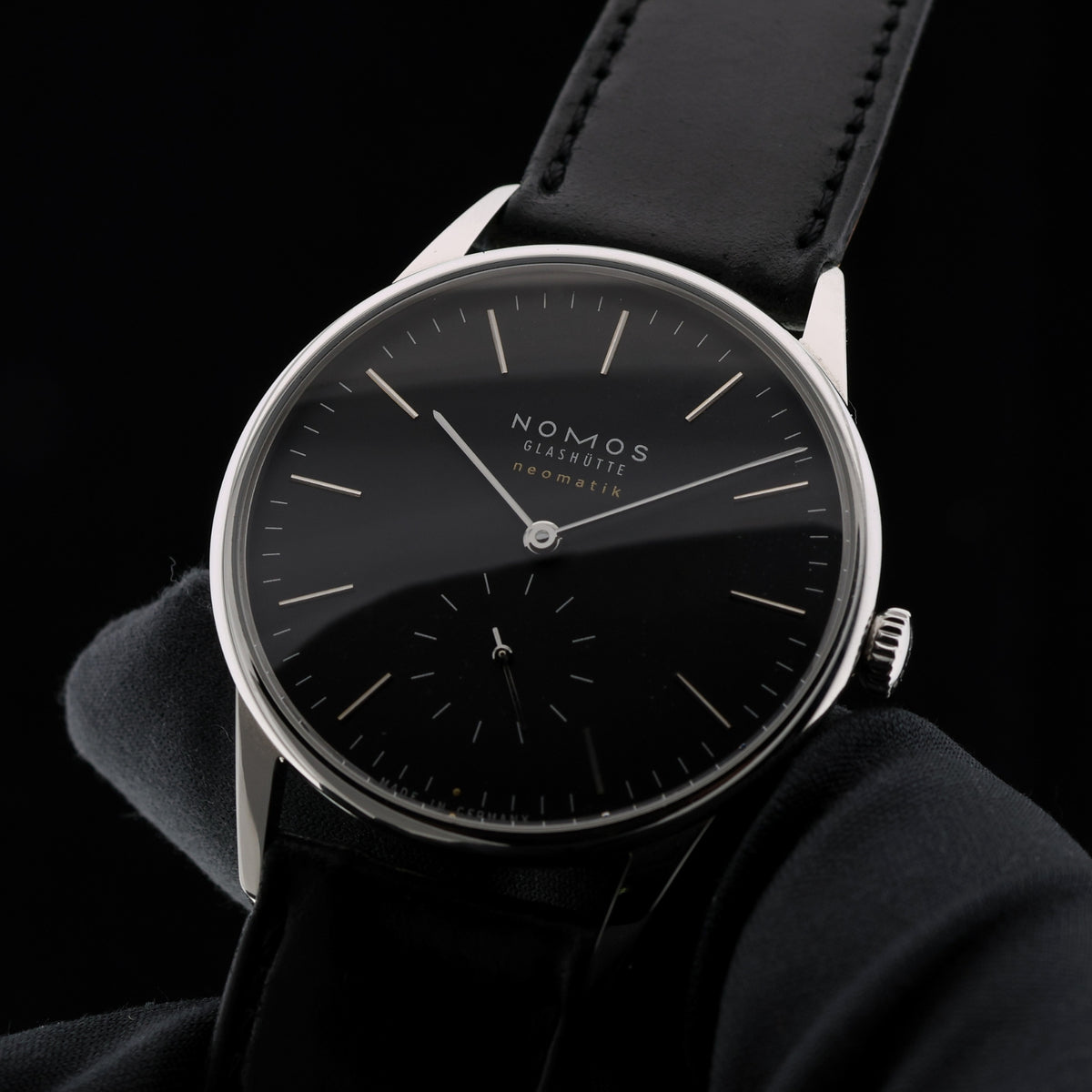 Nomos Orion Neomatik 39, New Black, Ref. 346, 08-2024, B+P