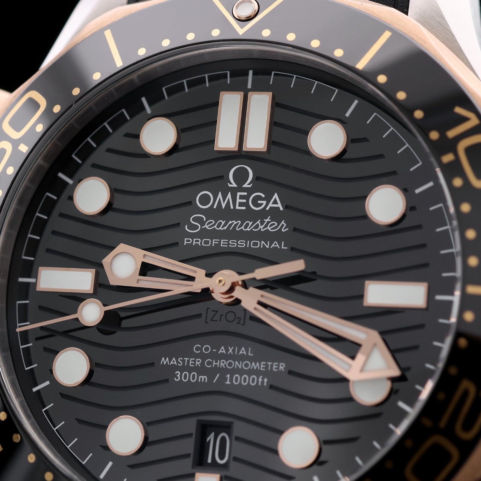 Omega Seamaster Diver 300M Sedna Gold™, 42mm, Ref. 210.22.42.20.01.002, 2024, B+P