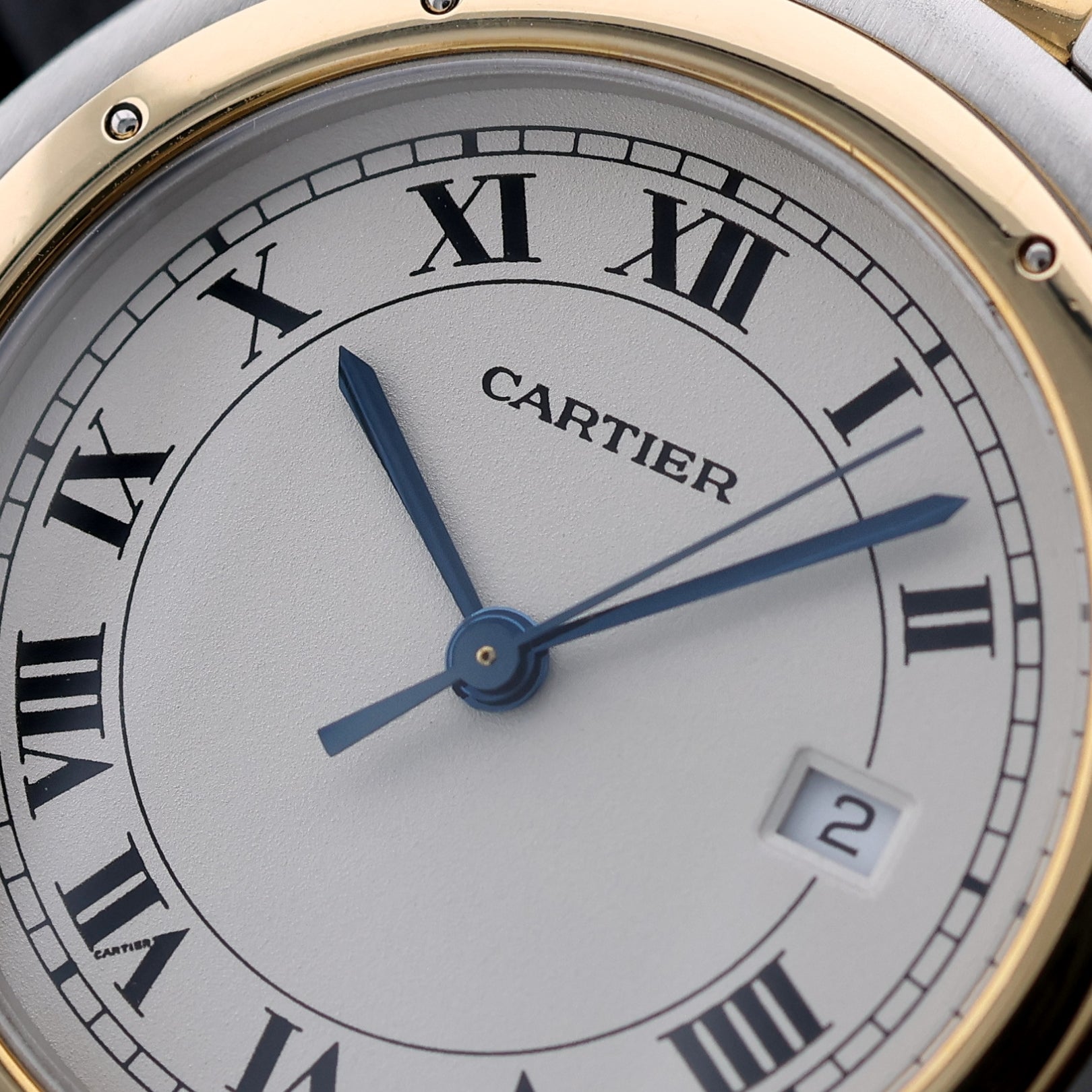 Cartier Panthere Cougar 33, Stahl/Gelbgold, White rom. Dial, 187904, Cartier-Box