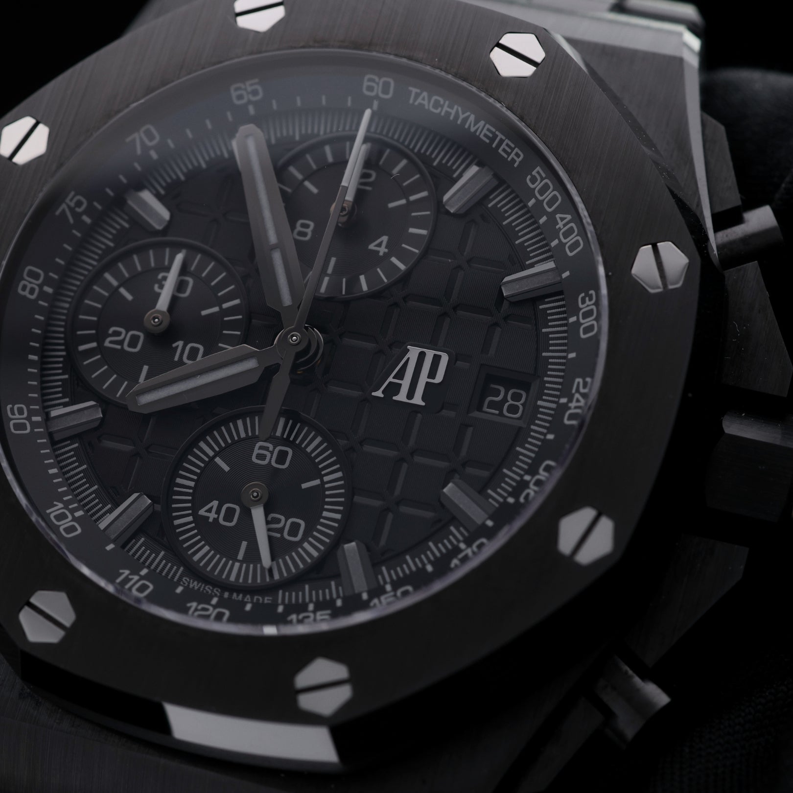 Audemars Piguet Royal Oak Offshore Chronograph, Black Ceramic, Ref. 26238CE.OO.1300CE.02, 2025, B+P