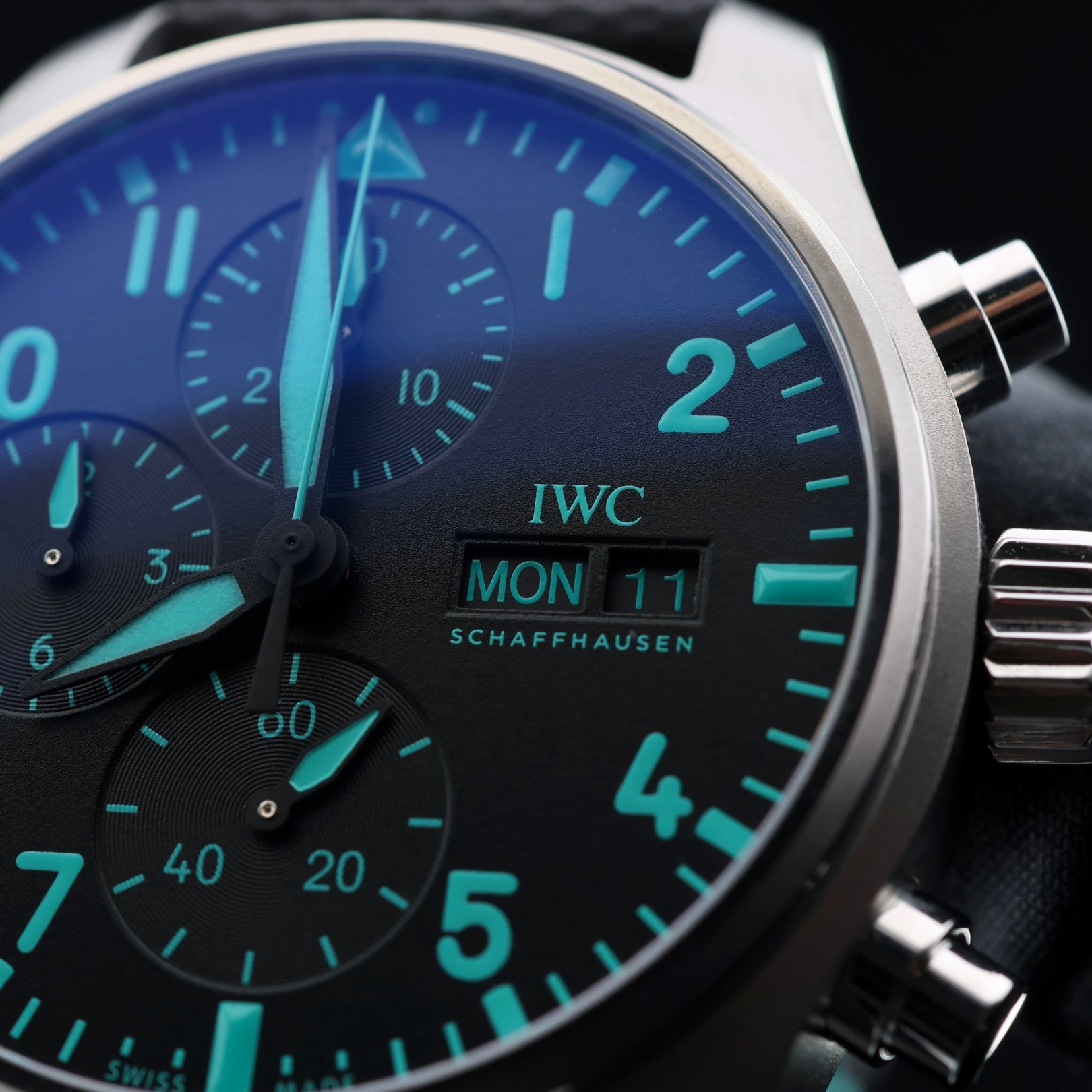 IWC Pilot’s Watch Chronograph 41mm «Mercedes-AMG PETRONAS Formula One™ Team», Ref. IW388108, B+P