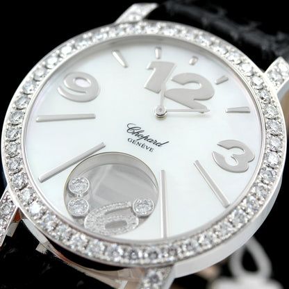 Chopard, Happy Diamonds Happy Time, 55 Diamonds, Mother of Pearl Dial, 207450-1005