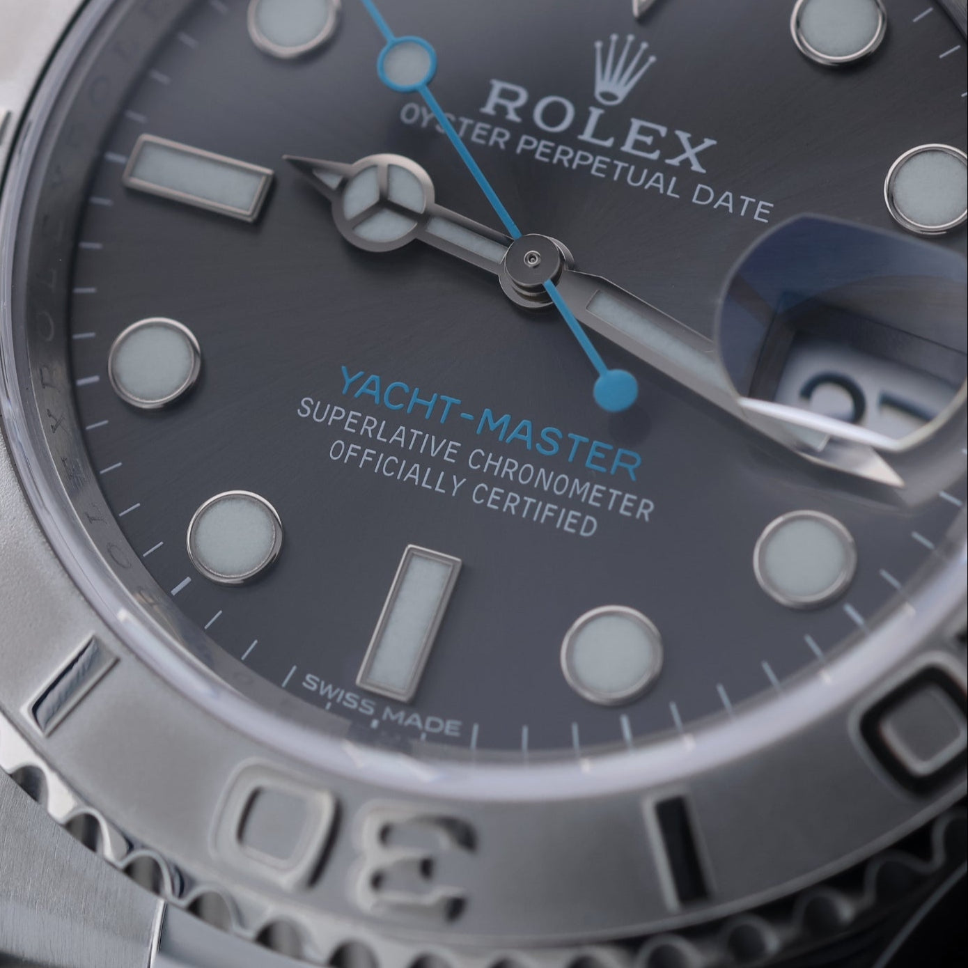 Rolex Yachtmaster 40mm, Edelstahl/Platin, Ref. 116622, B+P