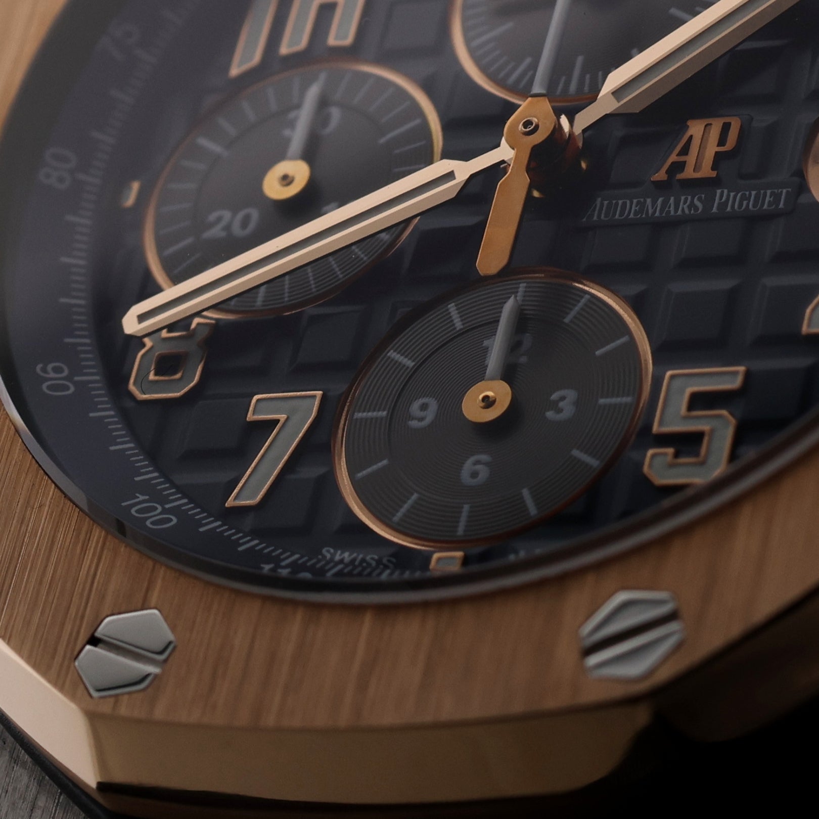 Audemars Piguet Royal Oak Offshore, Chronograph, Bucherer Blue, Ref. 26471SR.OO.D101CR.01, 2023, B+P