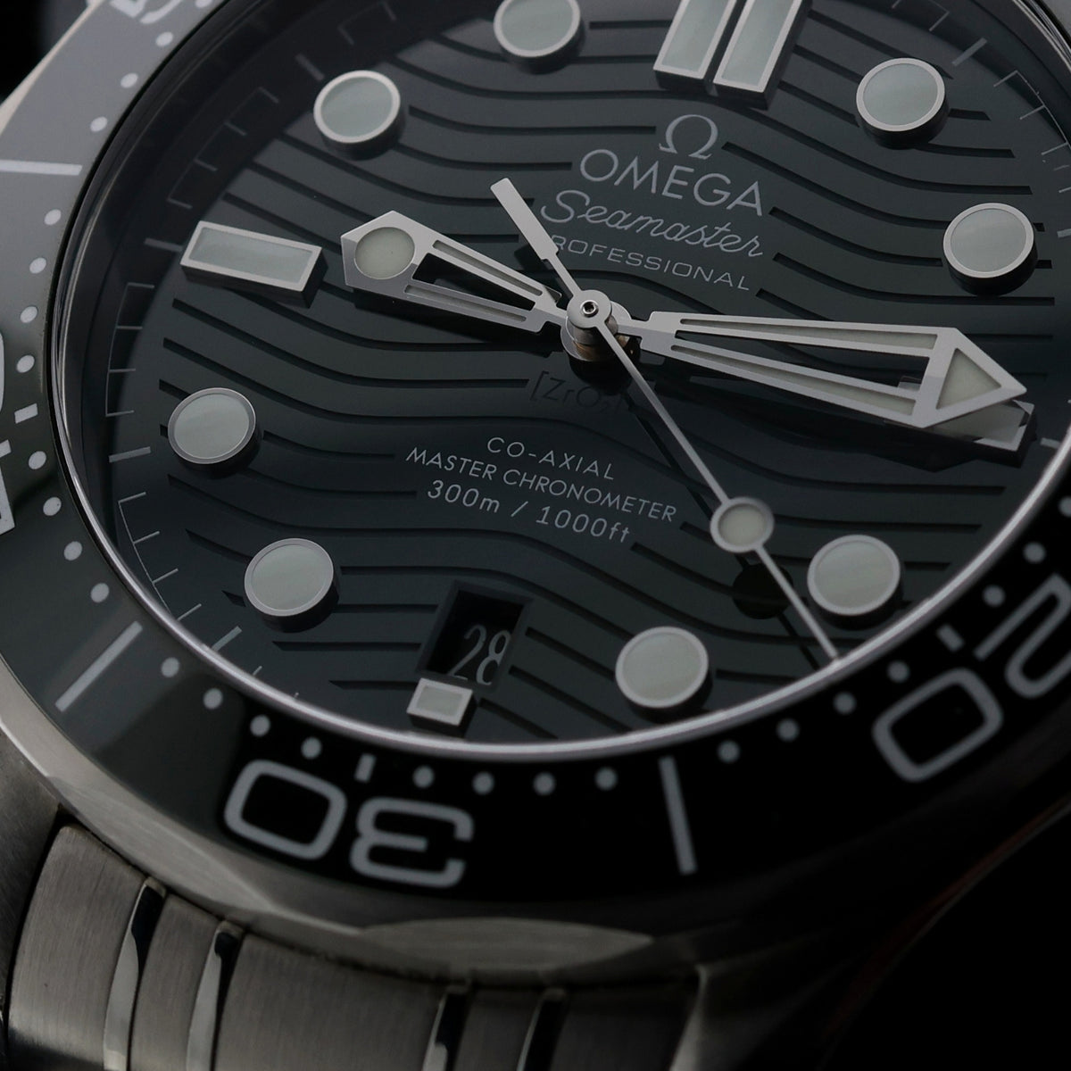 Omega Seamaster Diver 300M, Green, Edelstahl, Ref. 210.30.42.20.10.001, 08-2024, B+P