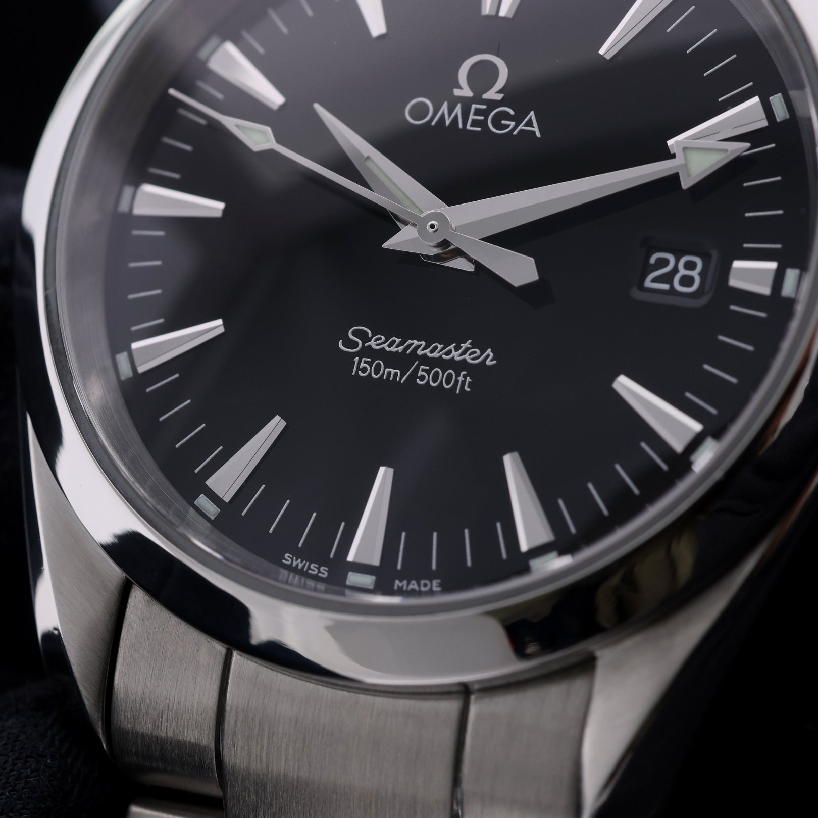 Omega Seamaster Aqua Terra, Edelstahl, Ref. 2518.50.00, 08-2016, B+P