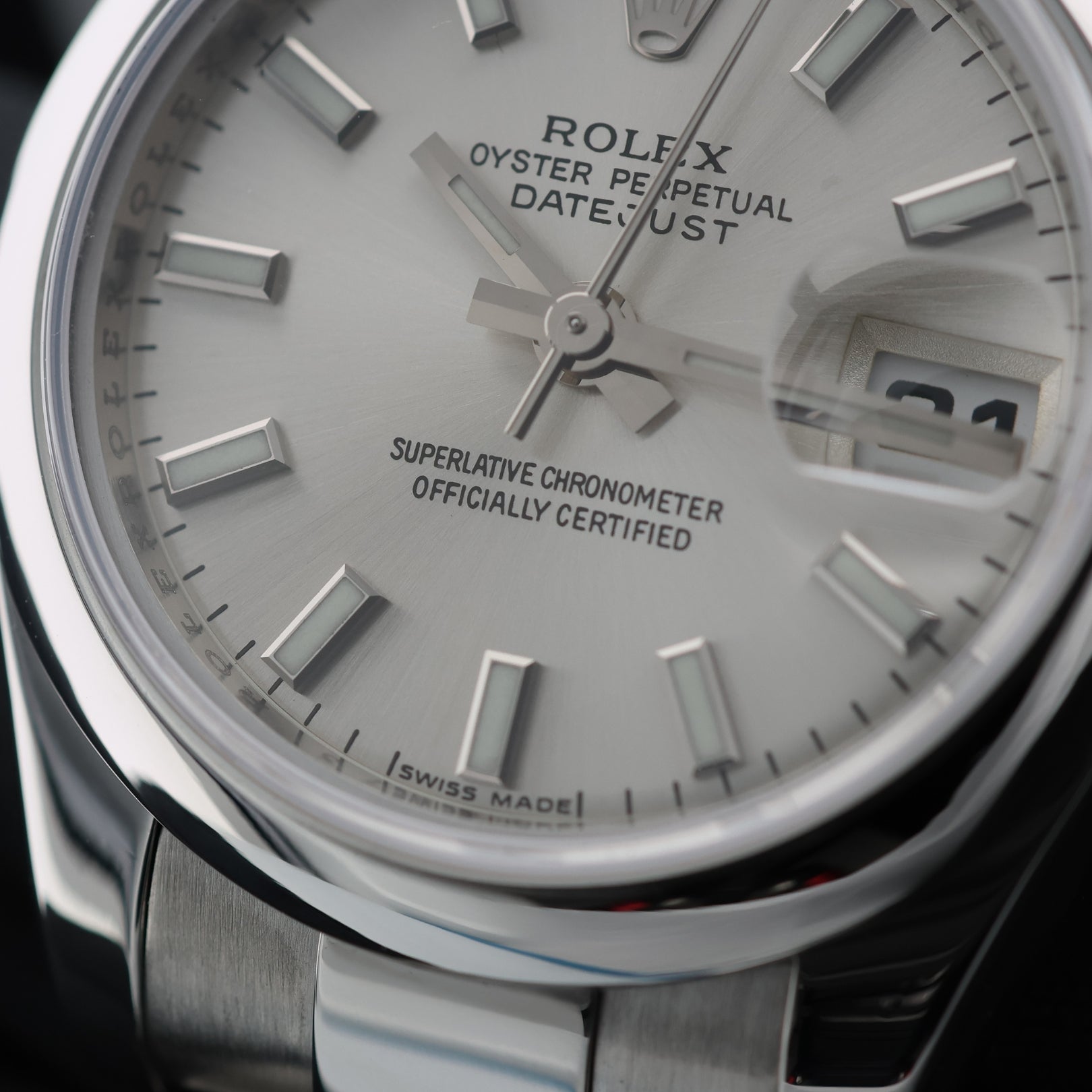 Rolex Lady Datejust 26, Silver Dial, Oyster, Ref. 179160, B+P