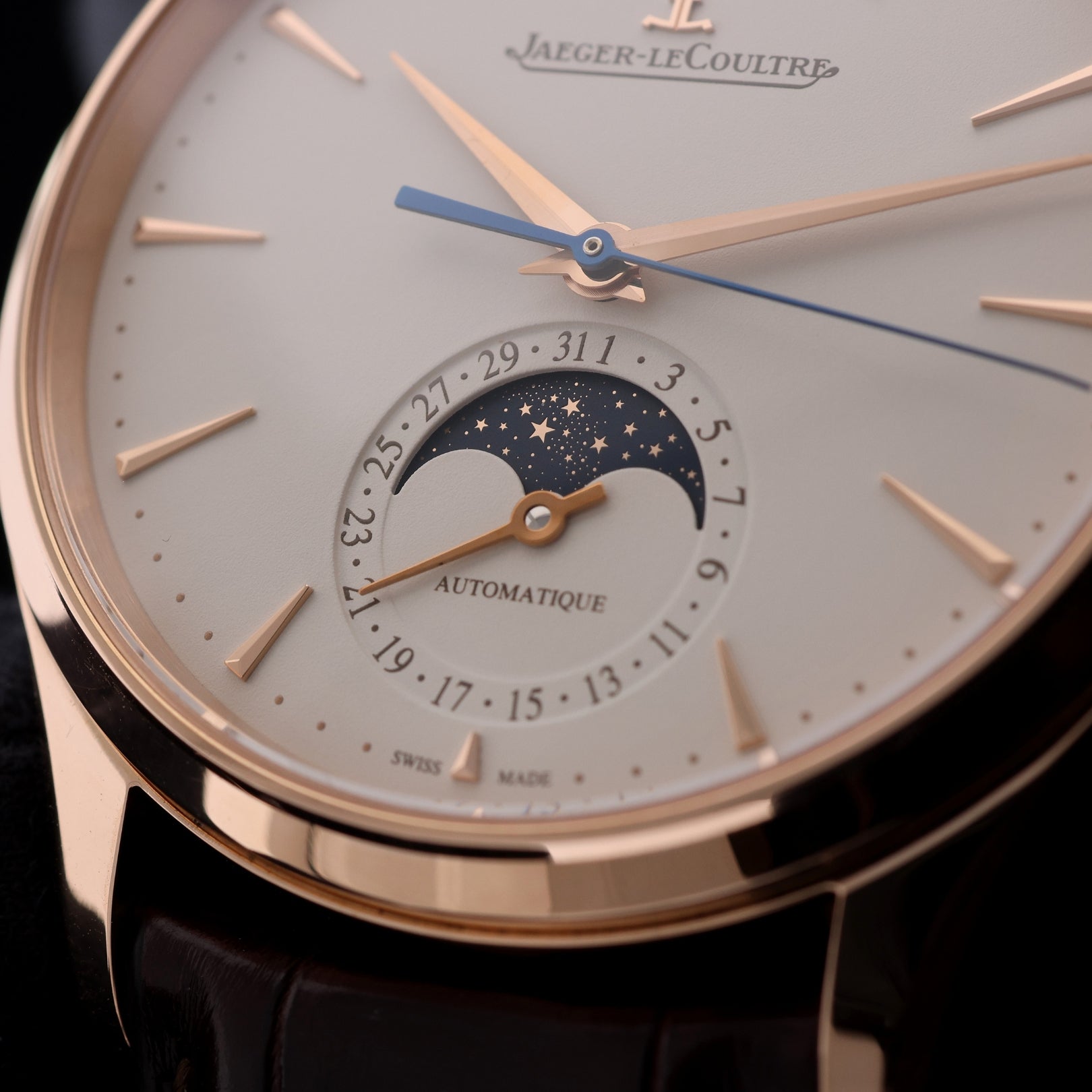 Jaeger-LeCoultre Master Ultra Thin Moon, Roségold, 39mm, Ref. Q1362510, 06-2023, B+P