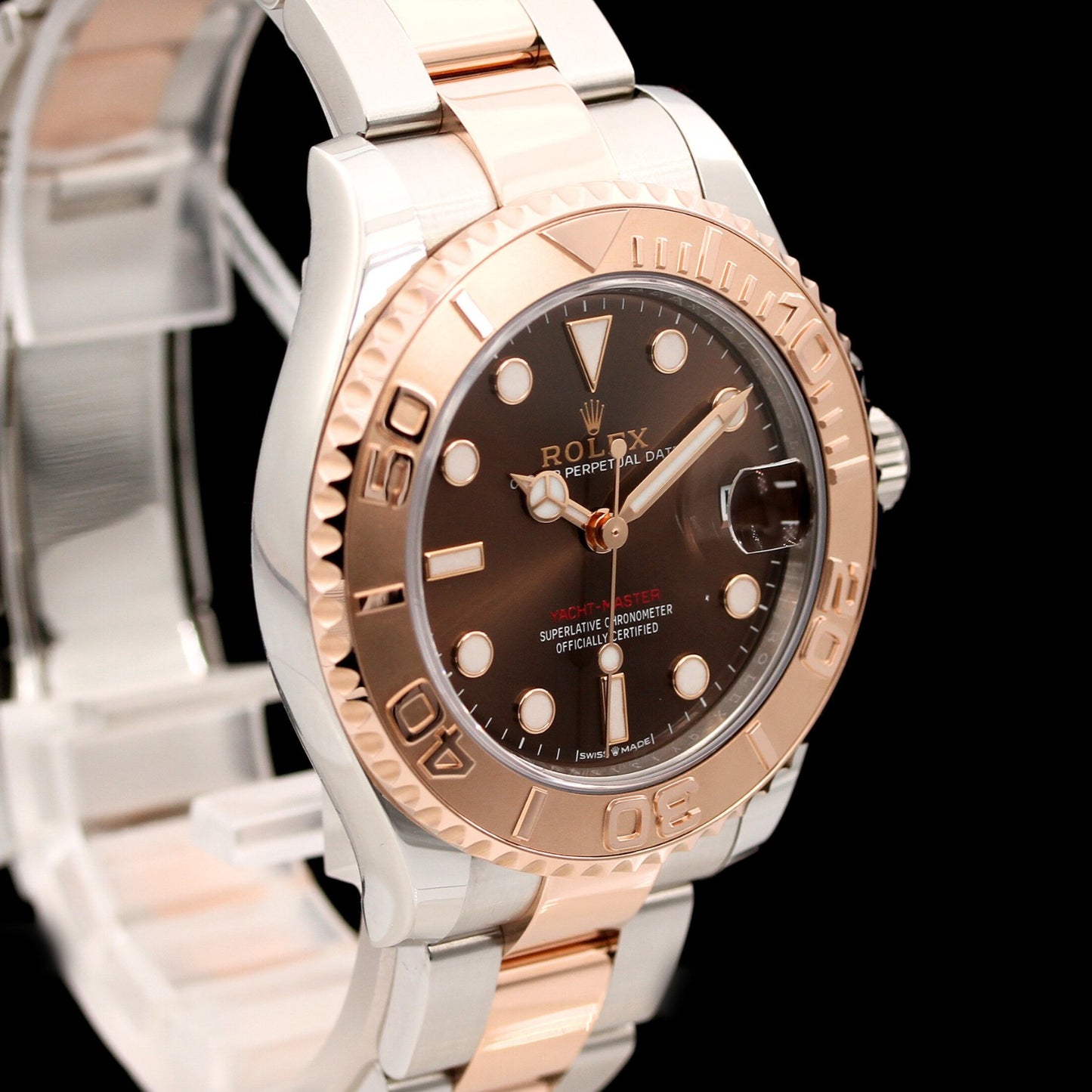 Rolex Yachtmaster 37, Oystersteel-Everose-Gold, 268621, 2023, B+P