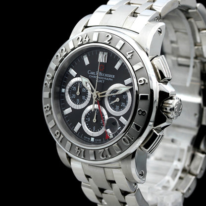 Carl F. Bucherer Patravi GMT 42mm Chronograph, Black, 00.10618.08.33.21