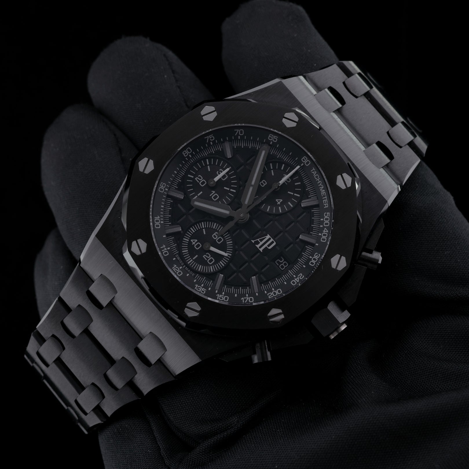Audemars Piguet Royal Oak Offshore Chronograph, Black Ceramic, Ref. 26238CE.OO.1300CE.02, 2025, B+P