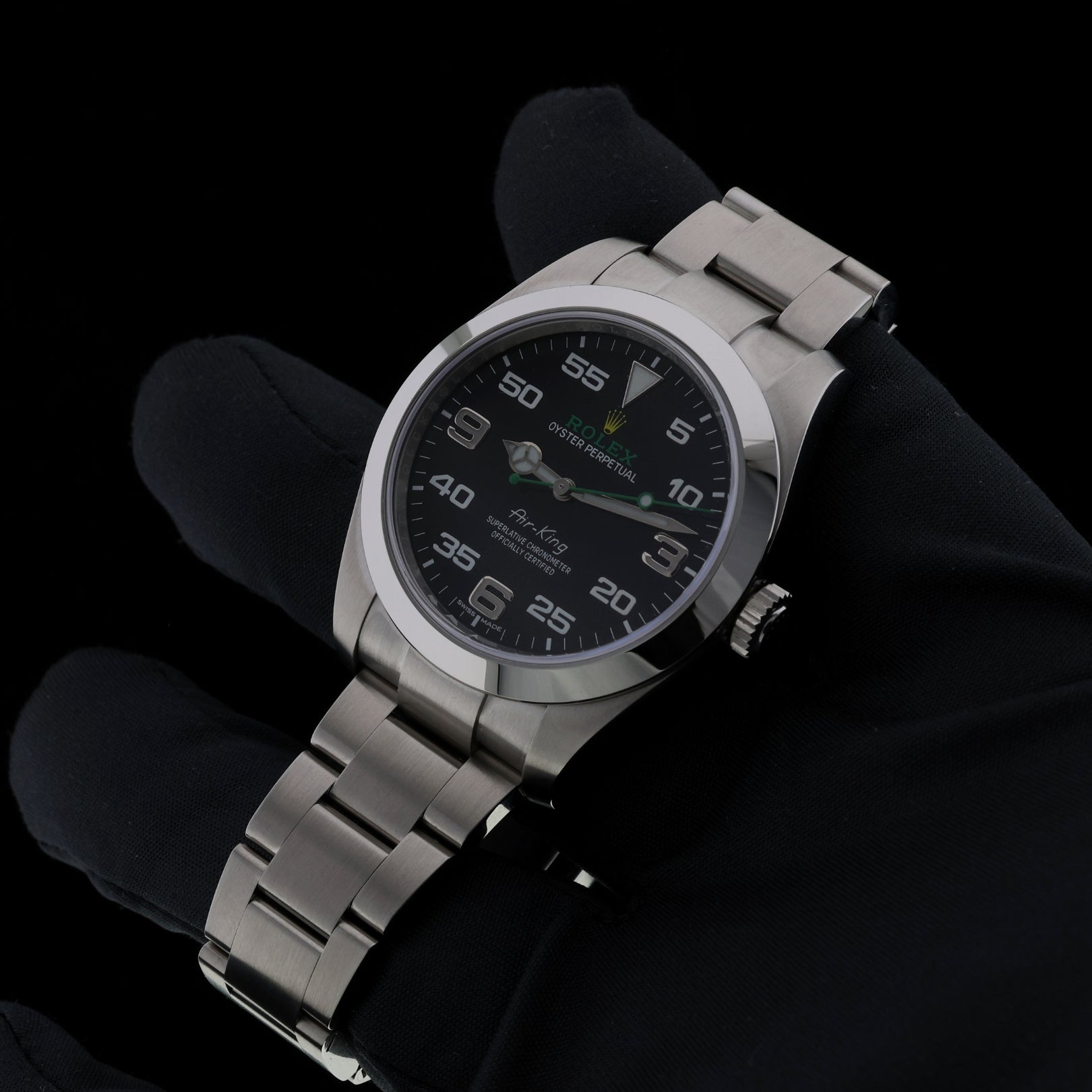Rolex Air King, Edelstahl, Ref. 116900, 2020, B+P