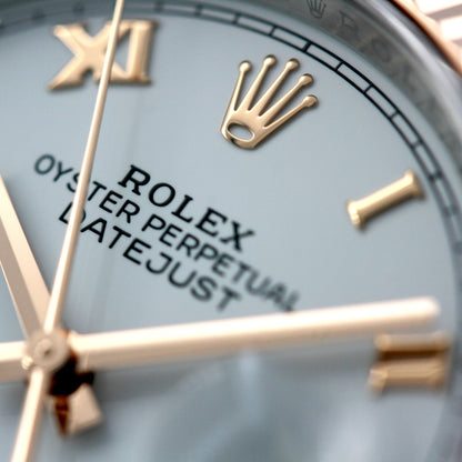 Rolex Datejust 36 mm, Rolesor Rose, Jubilee, 126231, B+P