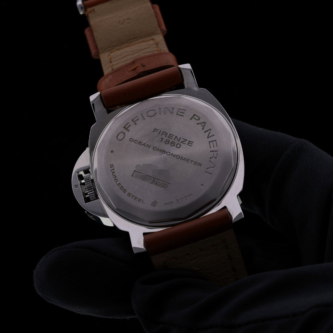 Panerai Luminor GMT Limited Edition, Edelstahl, Ref. PAM00029, 2011, B+P