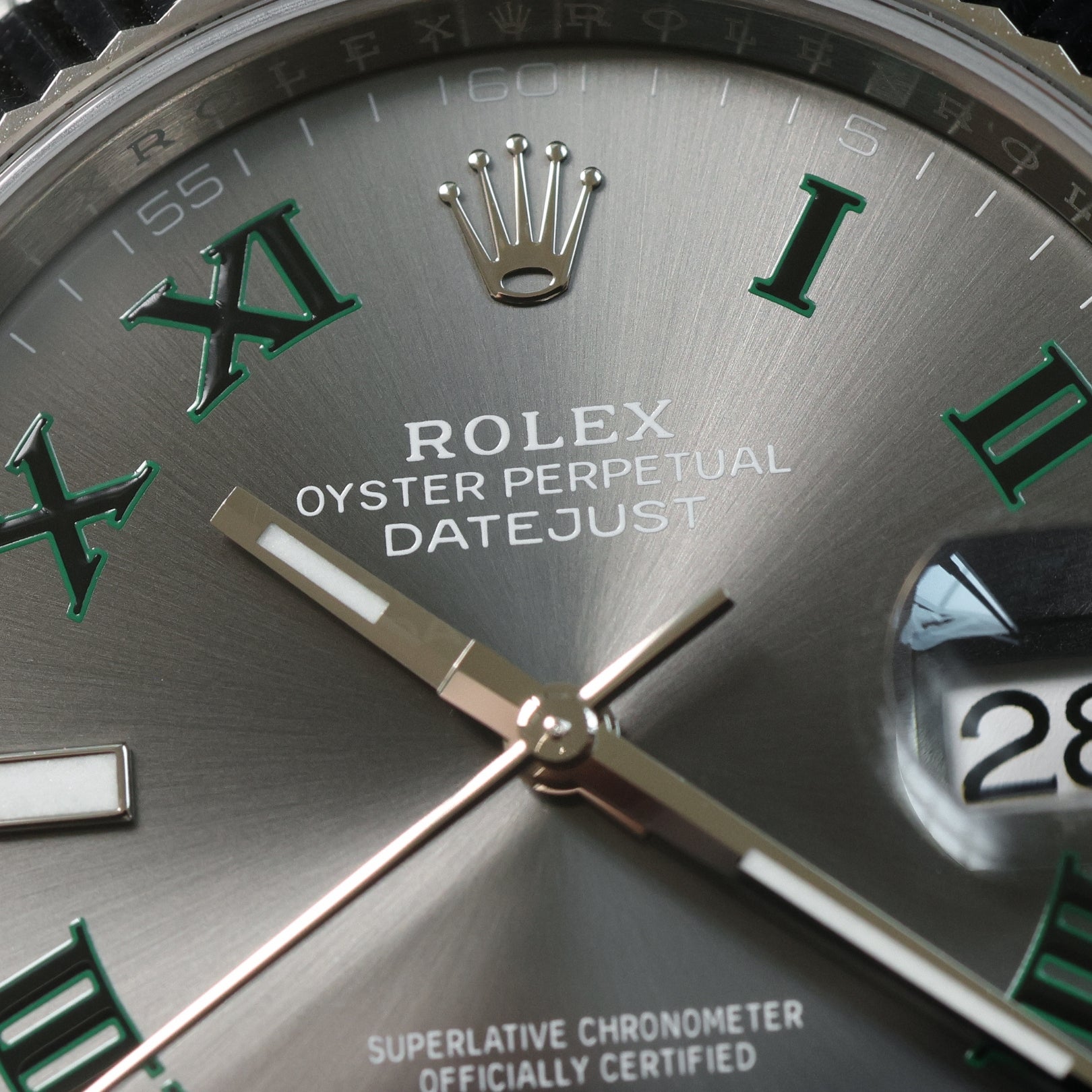 Rolex Datejust 41, Wimbledon Dial, Jubilee, Ref. 126334, 2021, B+P