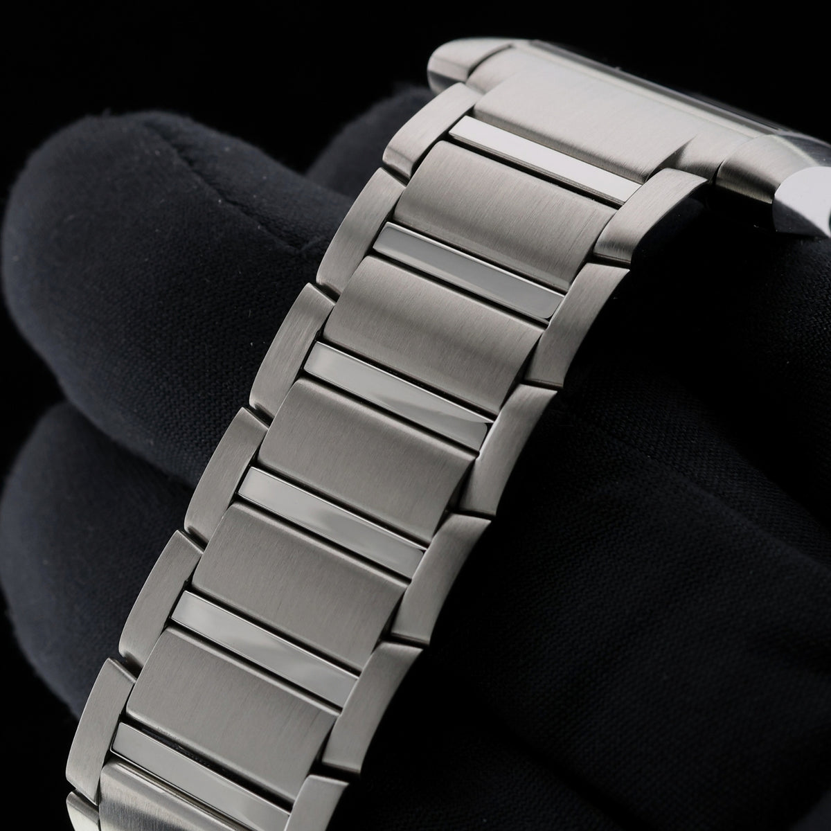 Cartier Tank Française, Edelstahl, 32x27mm, Quarz, Ref. WSTA0074, 11-2024, B+P