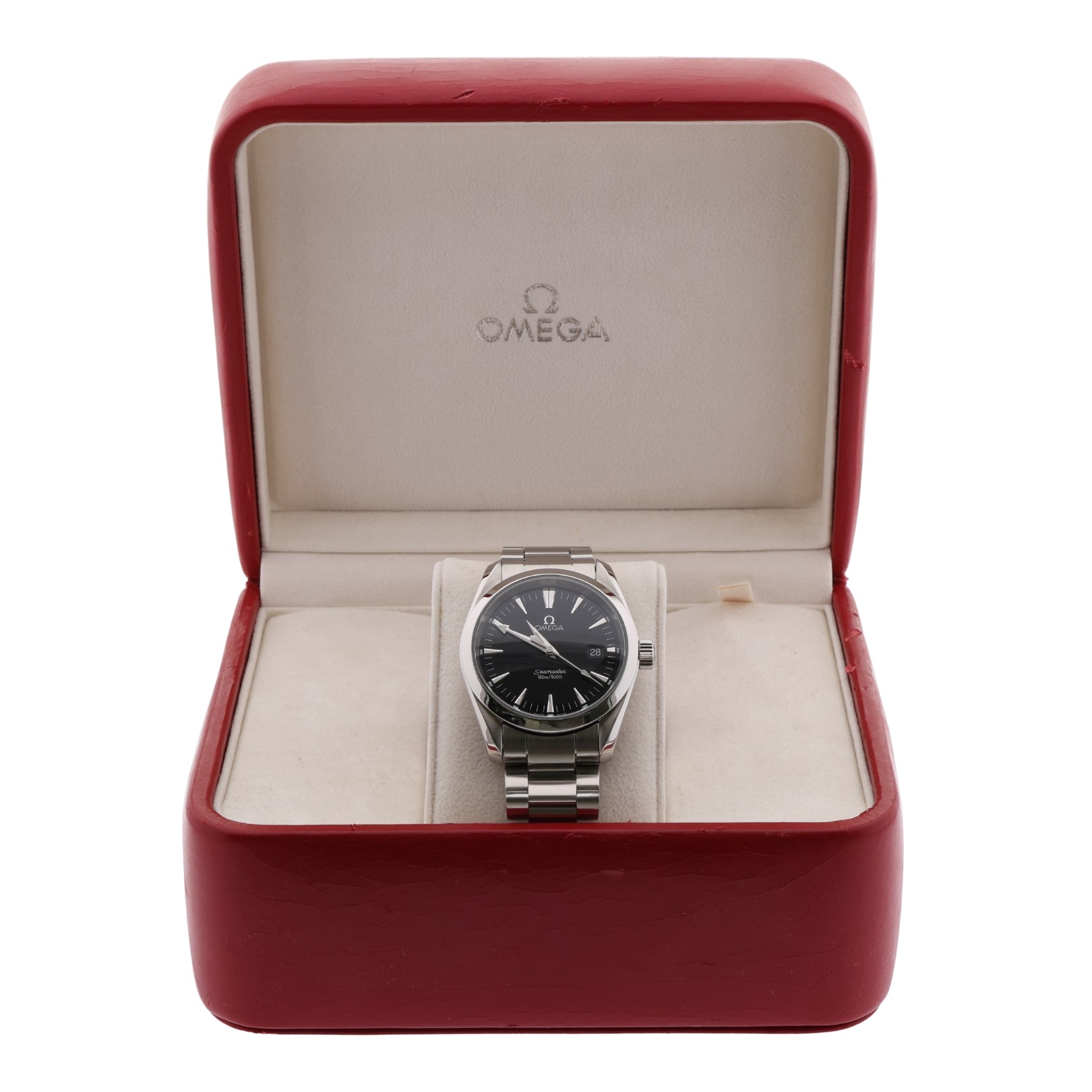 Omega Seamaster Aqua Terra, Edelstahl, Ref. 2518.50.00, 08-2016, B+P