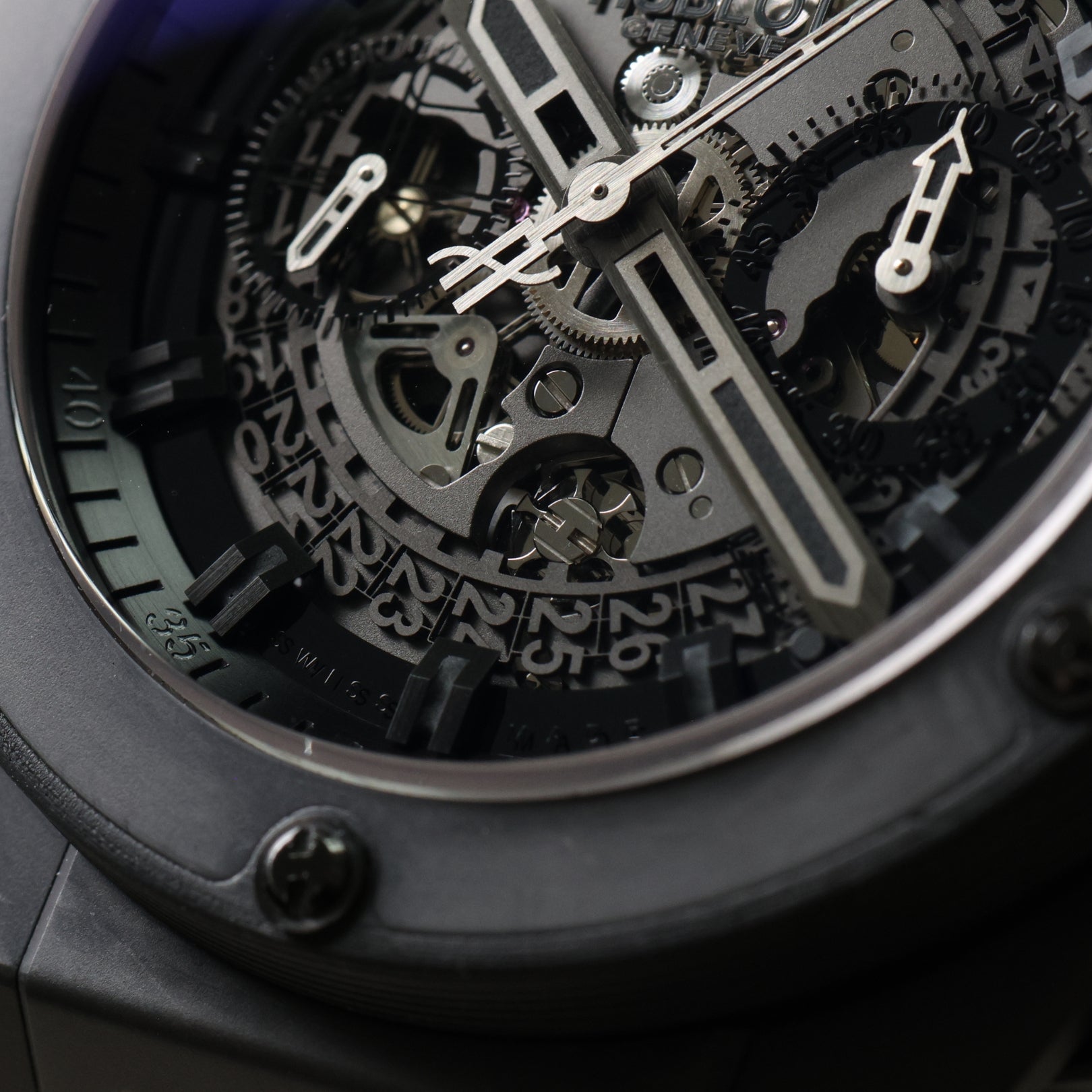 Hublot King Power Unico, Black Ceramic, LC100, Ref. 701.CI.0110.RX, 12-2011, B+P