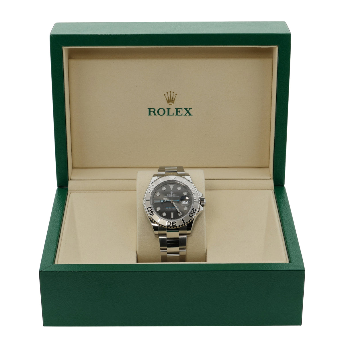 Rolex Yacht-Master 40, Rhodium Dial, Edelstahl/Platin, ungetragen, Ref. 126622, 2026, B+P