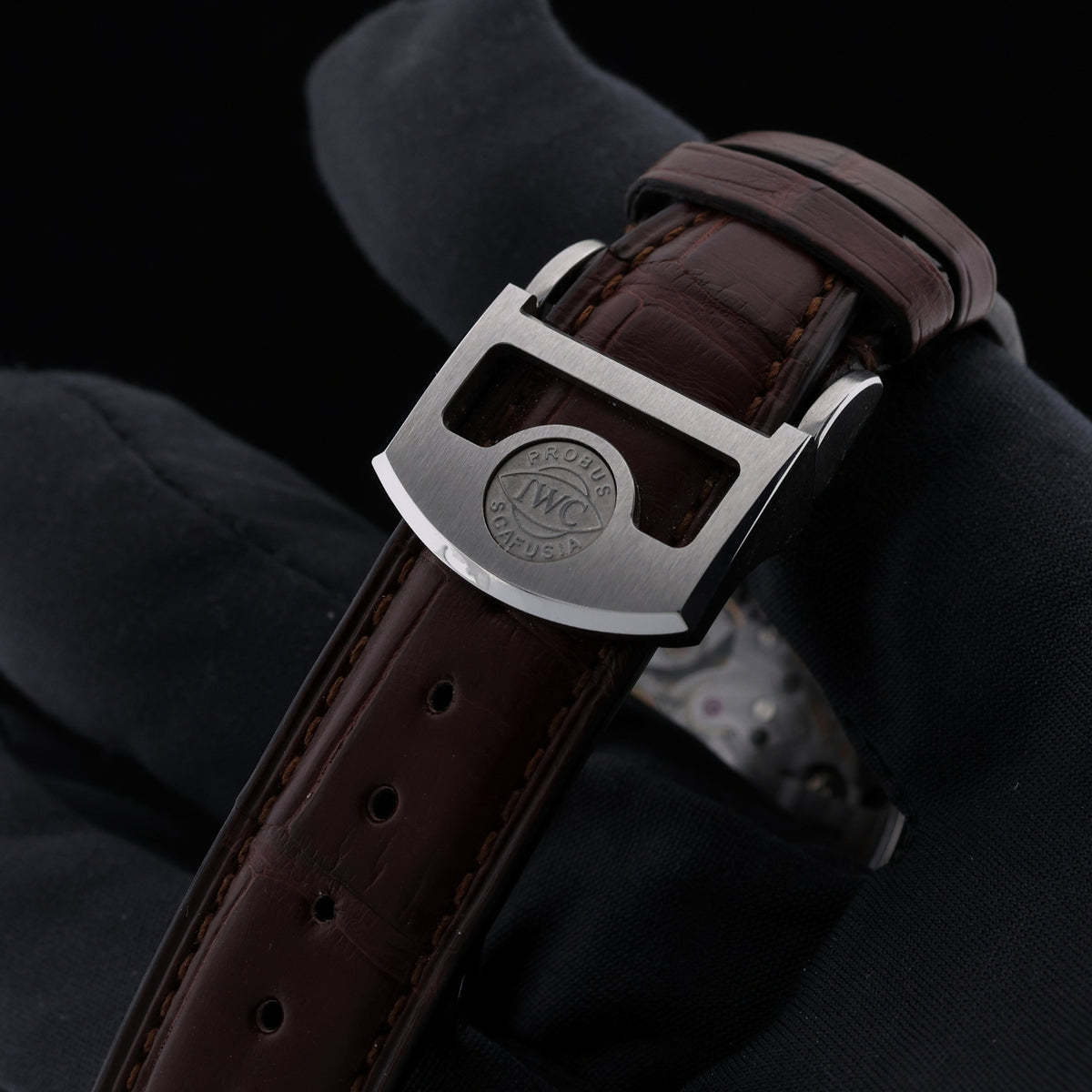 IWC Portuguese Portugieser Chronograph Classic, LC100, Edelstahl, Ref. IW390404, 2018, B+P