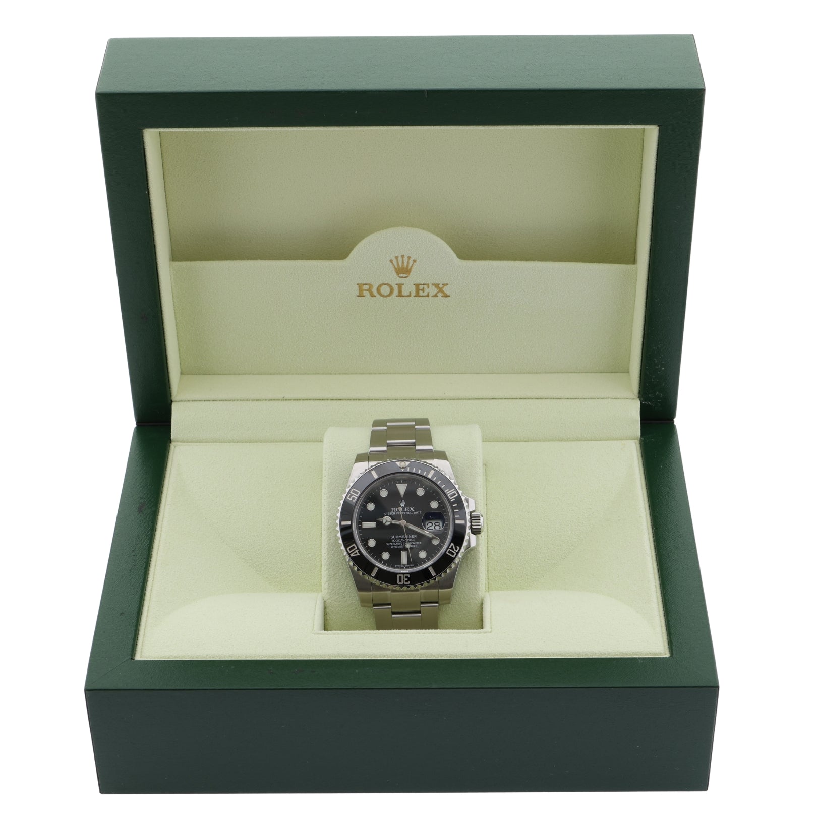 Rolex Submariner Date 40mm, Edelstahl, Ref. 116610LN, 12-2013, B+P