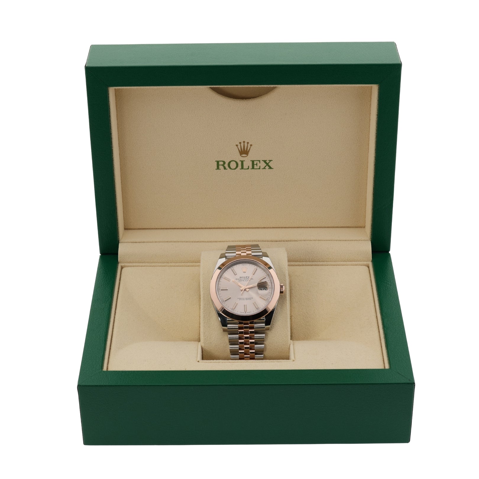 Rolex Datejust 41, Sundust Dial, Jubilee, Ref. 126301, 12-2021, B+P