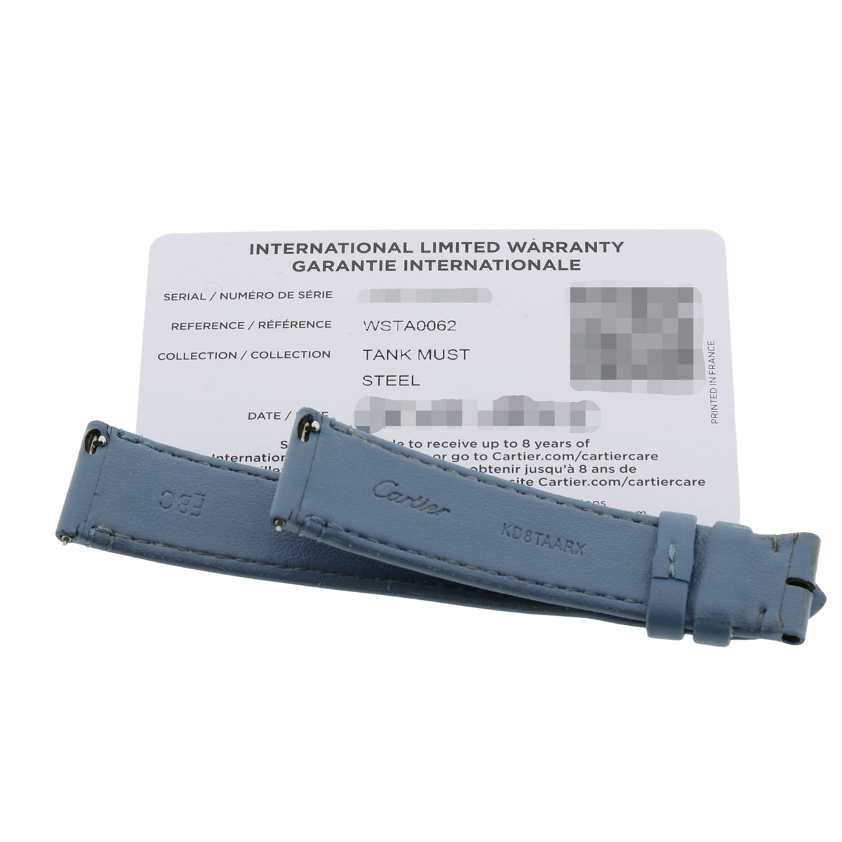 Cartier Tank Must, Solarbeat Large, 33.7x25.5mm, Edelstahl, Ref. WSTA0062, 2022, B+P