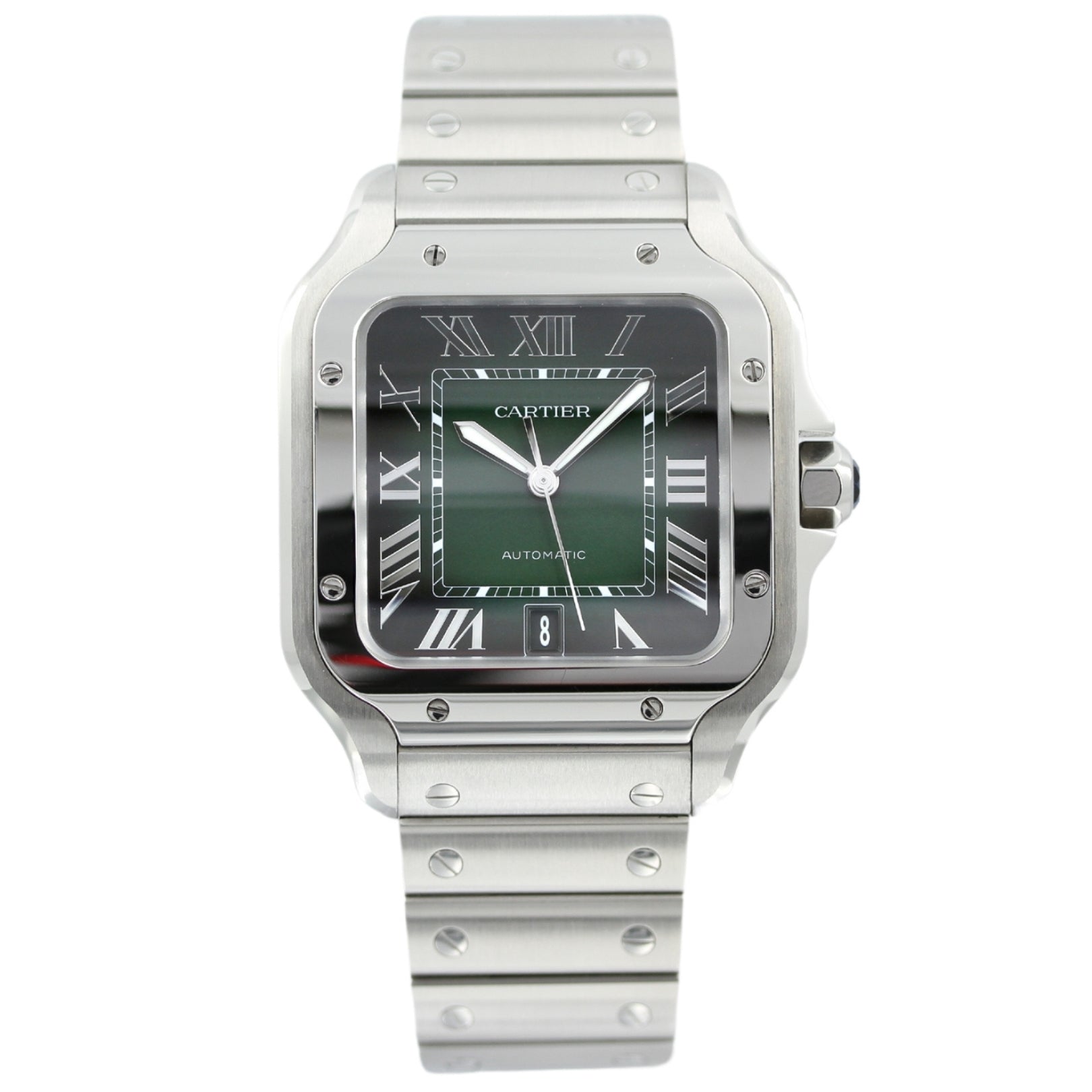 Cartier Santos de Cartier Large, large model, 39.8x47.5 mm, Ref. WSSA0030, B+P