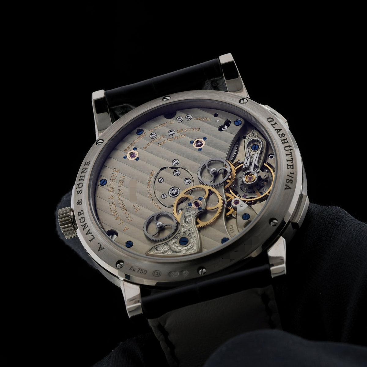 A. Lange & Söhne, Lange 1 Time Zone, Weissgold, Black Dial, Ref. 136.029, 2022, B+P - LUXUHRIA