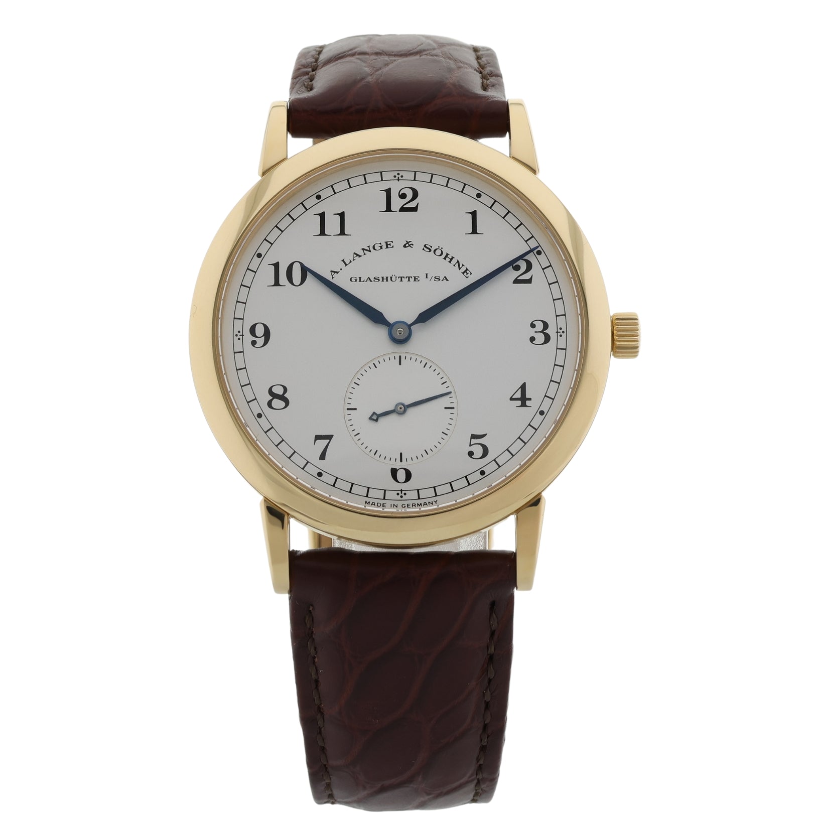 A. Lange & Söhne 1815 in 750er Gelbgold, Ref. 206.021, 05 - 2004, B+P - LUXUHRIA