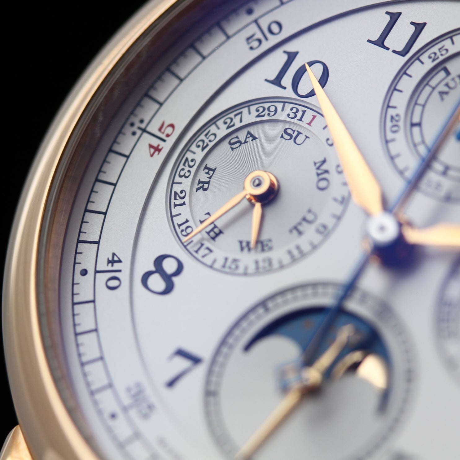 A. Lange & Söhne 1815 in Rosegold 42mm, Rattrapante Perpetual Calendar, Ref. 421.032FE, 2020, B+P - LUXUHRIA