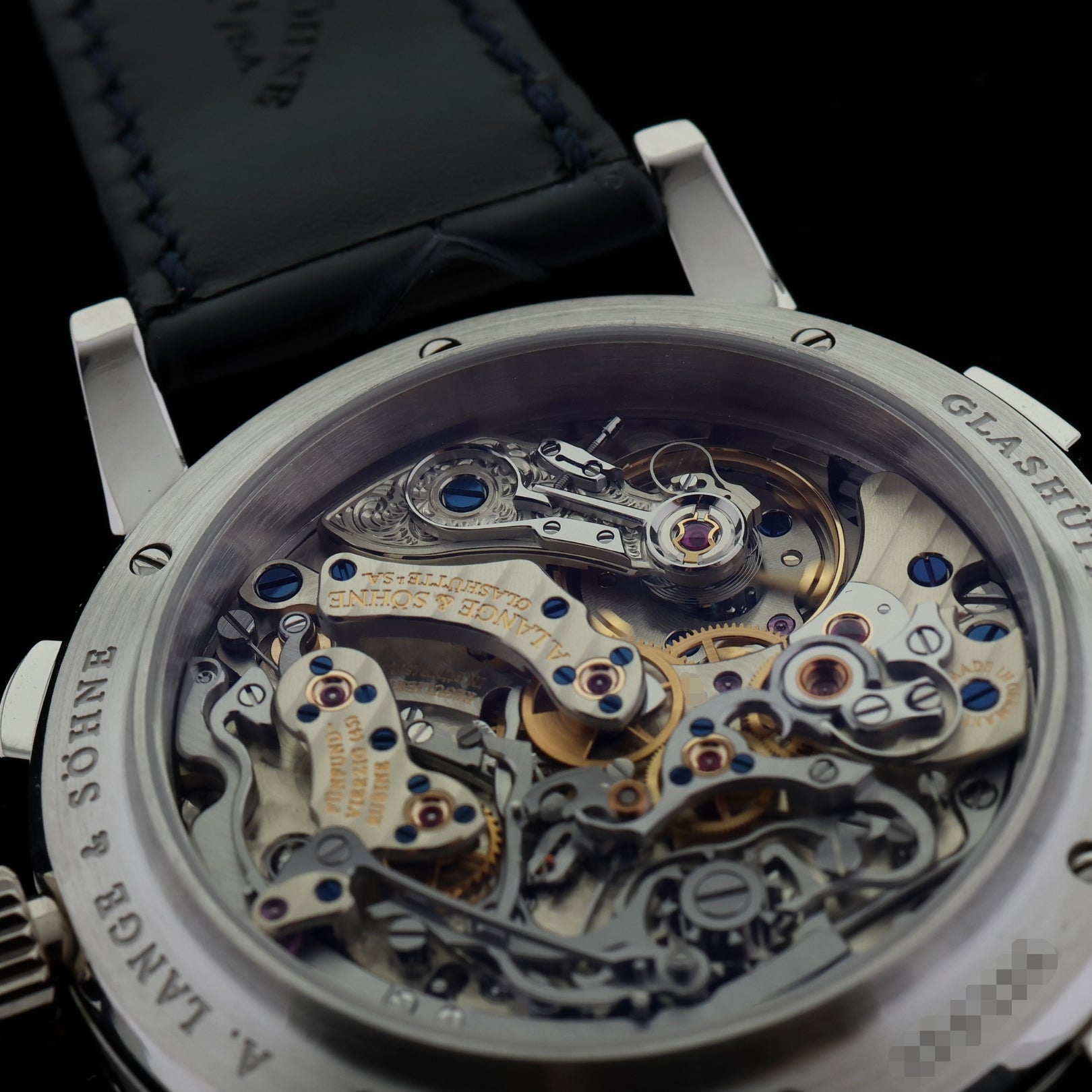 A. Lange & Söhne Datograph Perpetual, 950er Platin, ALS - Service 10/2024, Ref. 410.025E, B+P - LUXUHRIA