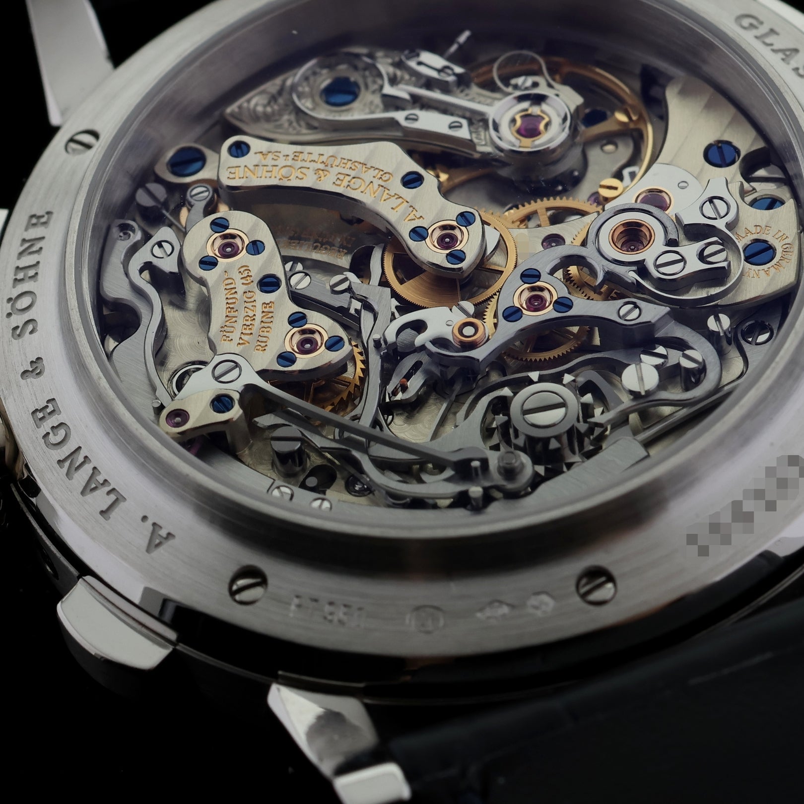 A. Lange & Söhne Datograph Perpetual, 950er Platin, ALS - Service 10/2024, Ref. 410.025E, B+P - LUXUHRIA