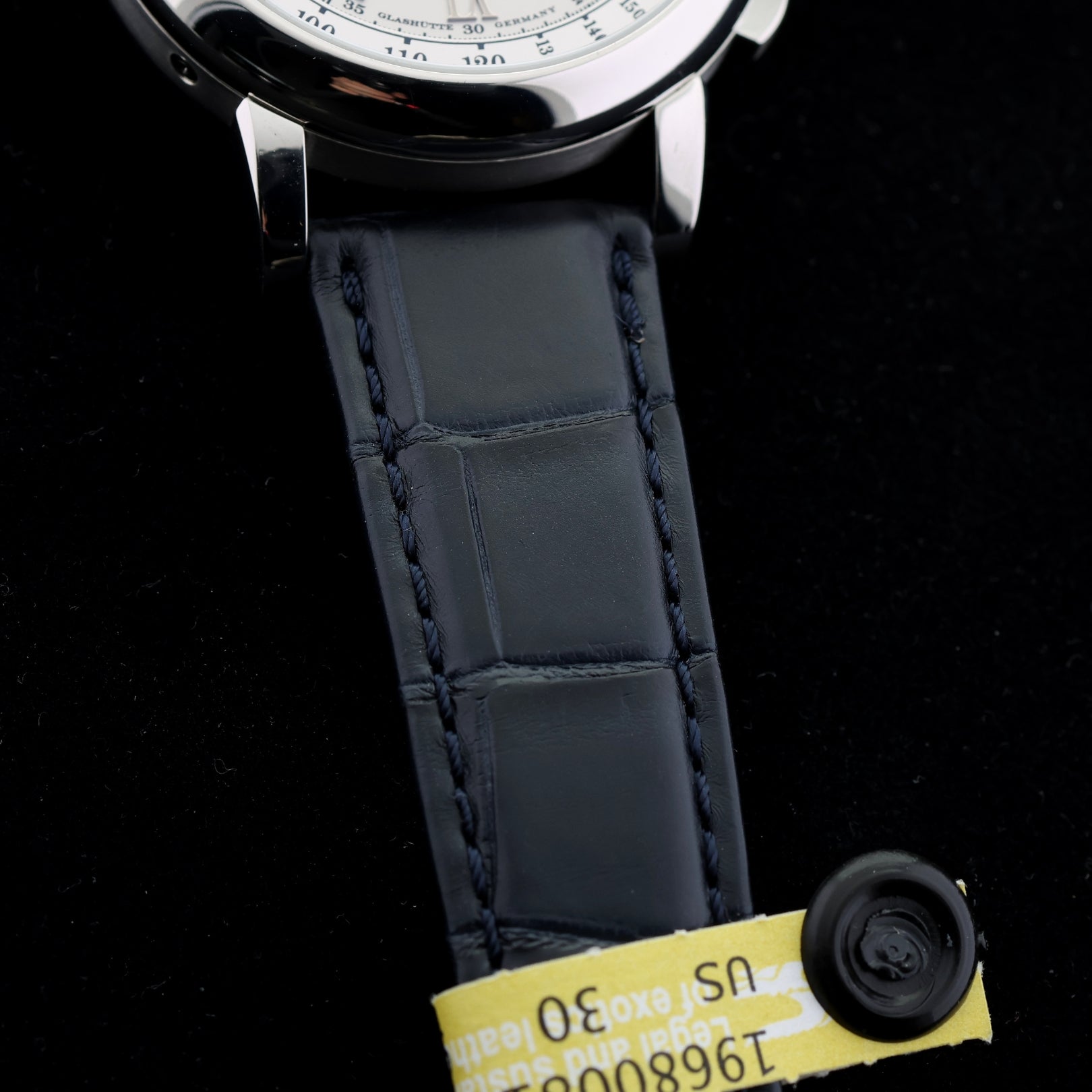 A. Lange & Söhne Datograph Perpetual, 950er Platin, ALS - Service 10/2024, Ref. 410.025E, B+P - LUXUHRIA