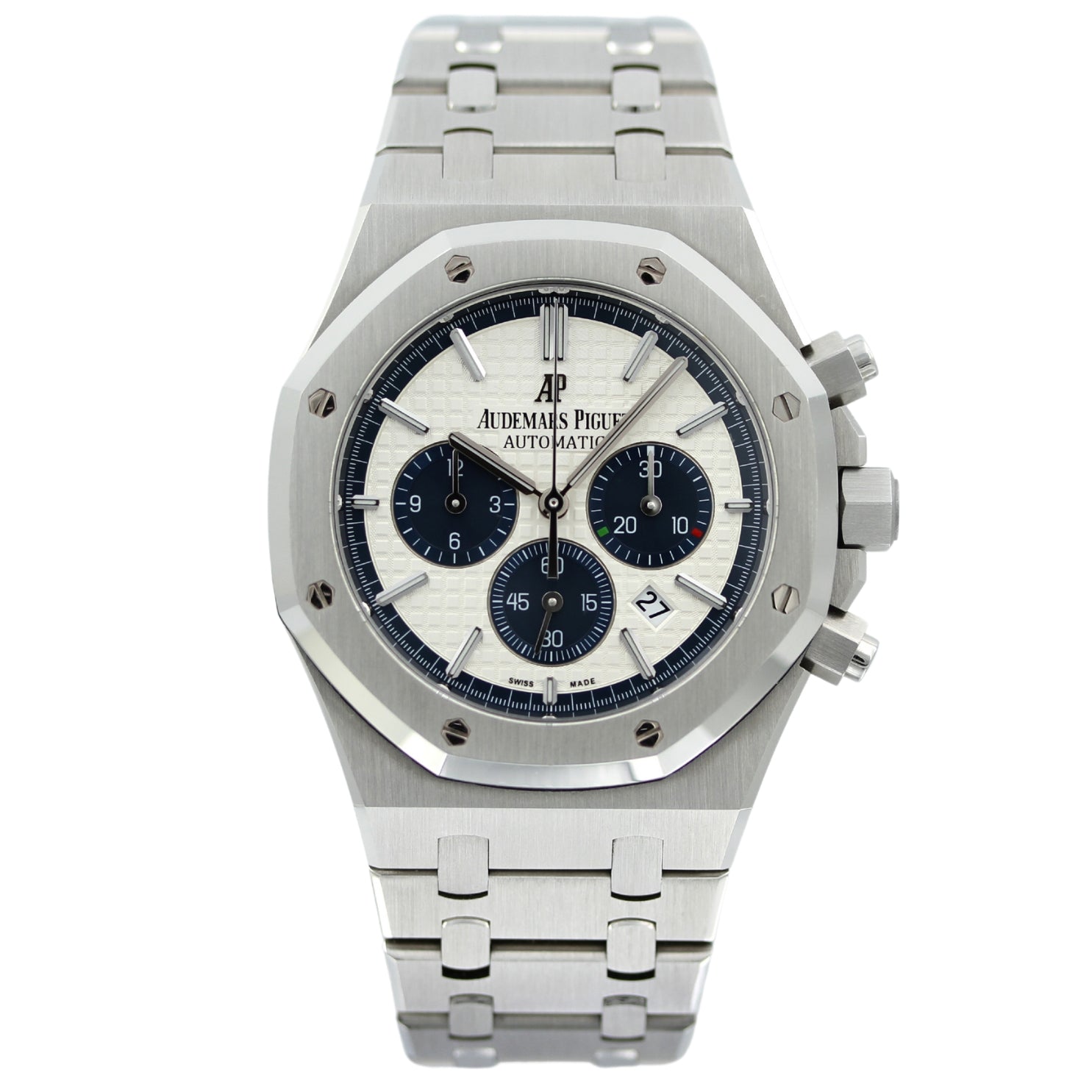 Audemars Piguet Royal Oak Chronograph 41mm, Tribute to Italy, Limited Editon 500 pc., Ref. 26326ST.OO.D027CA.01, 2016, B+P - LUXUHRIA