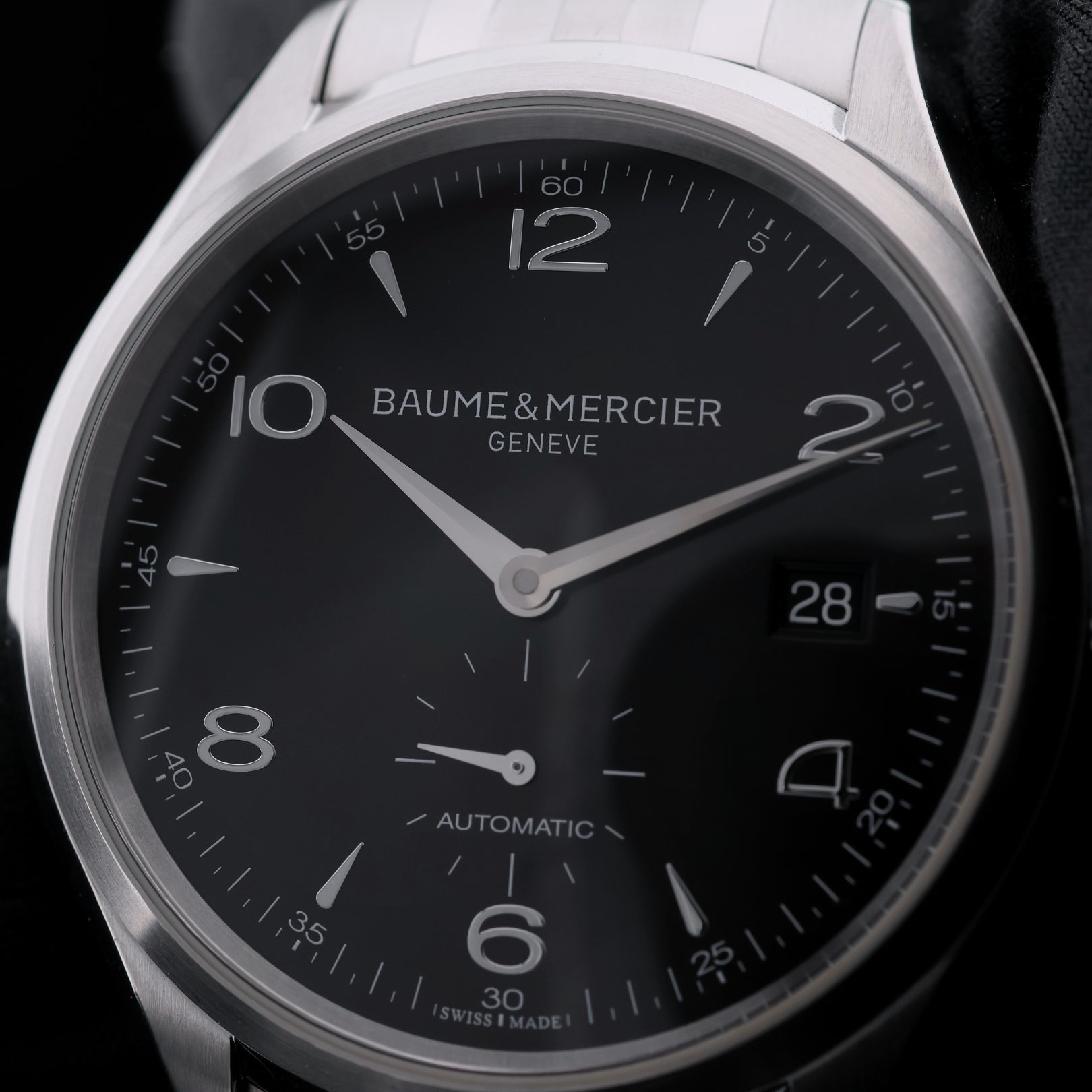 Baume & Mercier Clifton, Black Dial, Ref. M0A10100, B+P - LUXUHRIA