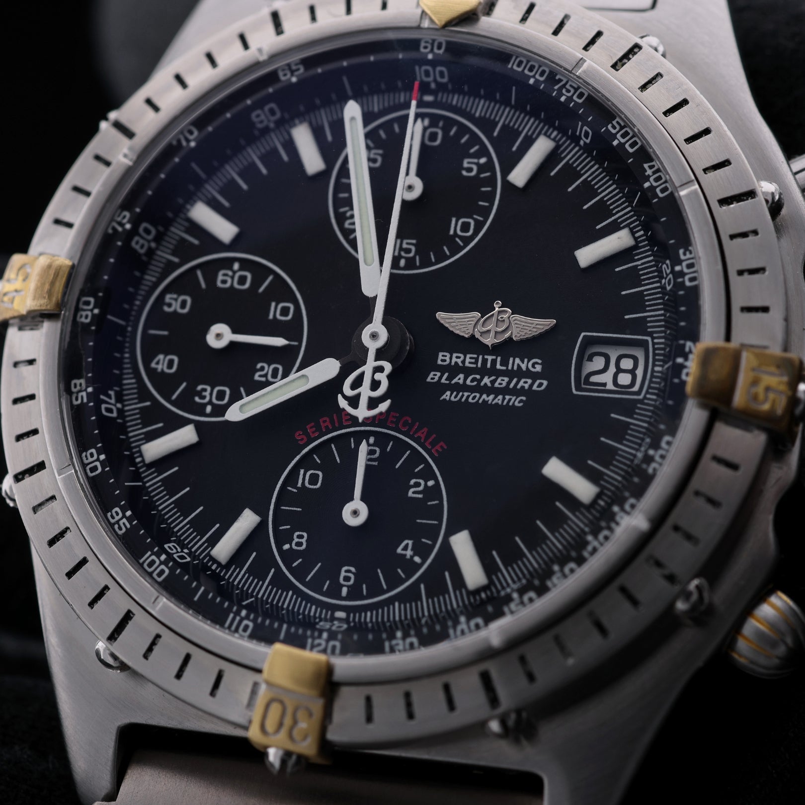 Breitling Chronomat Blackbird, UTC, Pilot Bracelet, Edelstahl, Ref. B13050.1, ohne B+P - LUXUHRIA