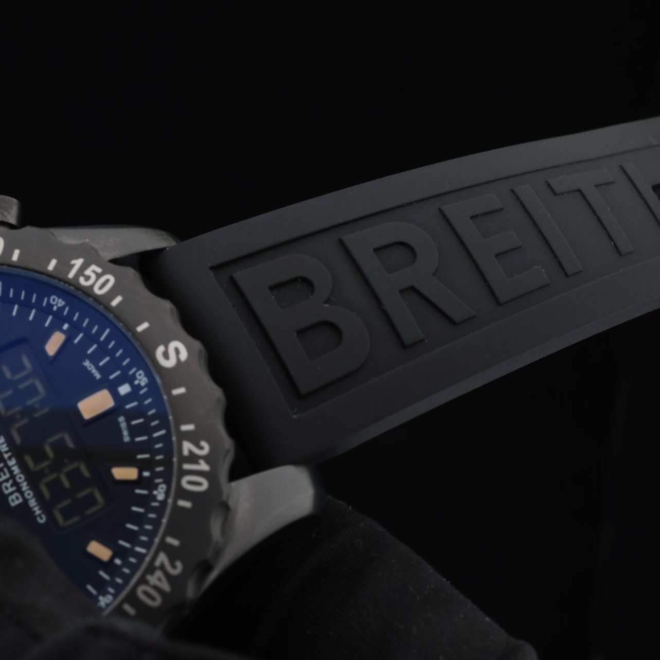 Breitling Chronospace Military DLC 46mm, Military Black Dial, M7836622, B+P - LUXUHRIA