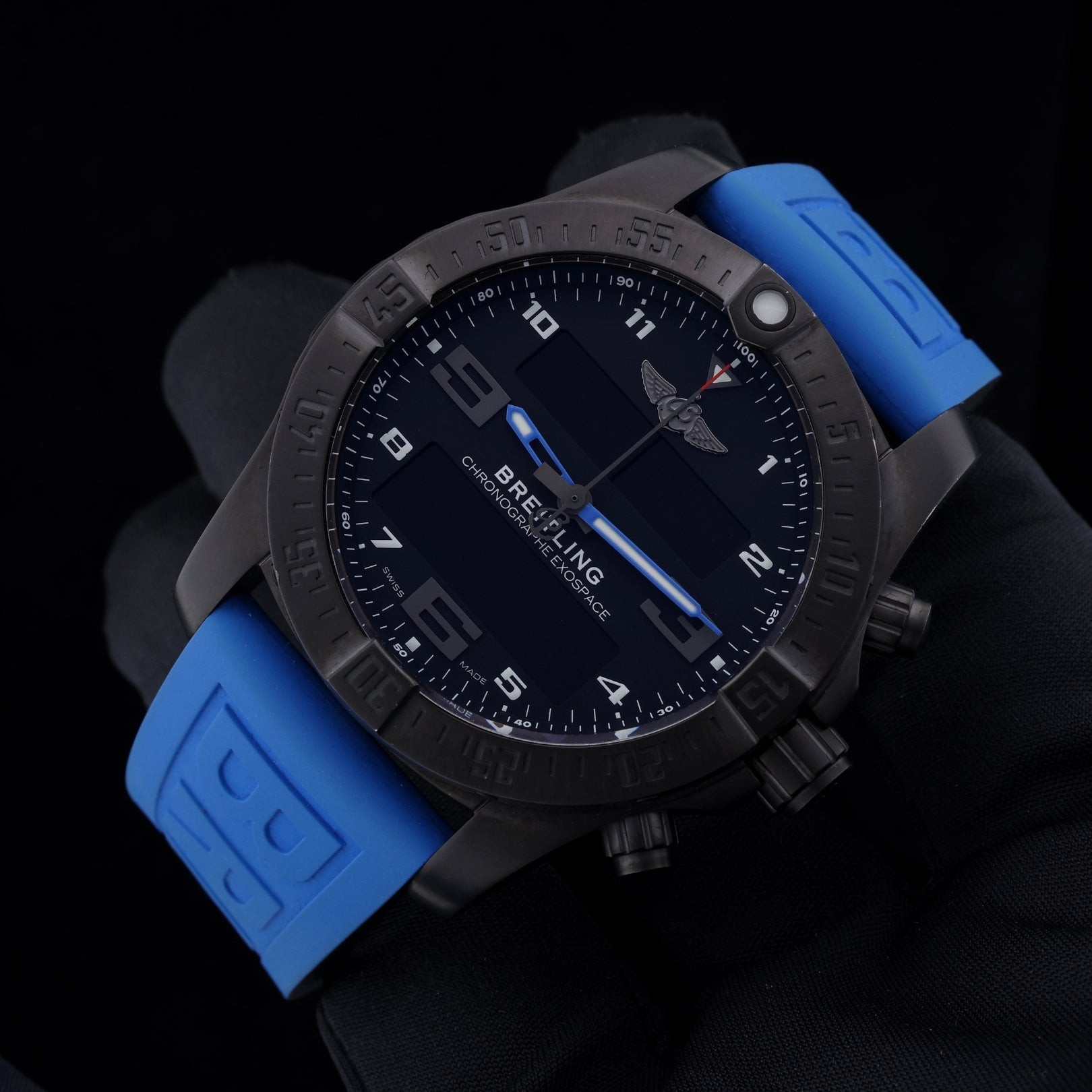 Breitling Exospace B55 Connected, Night Mission, LC100, Ref. VB5510H2/BE45, 07-2016, B+P - LUXUHRIA