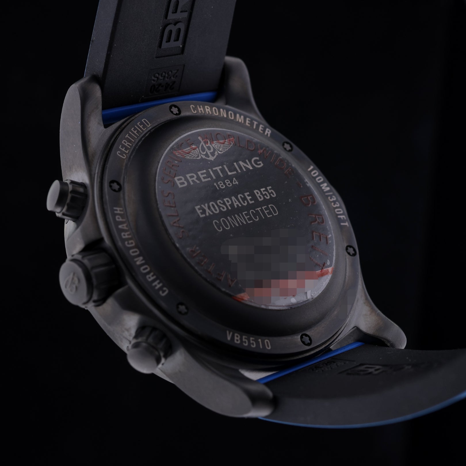 Breitling Exospace B55 Connected, Night Mission, LC100, Ref. VB5510H2/BE45, 07-2016, B+P - LUXUHRIA